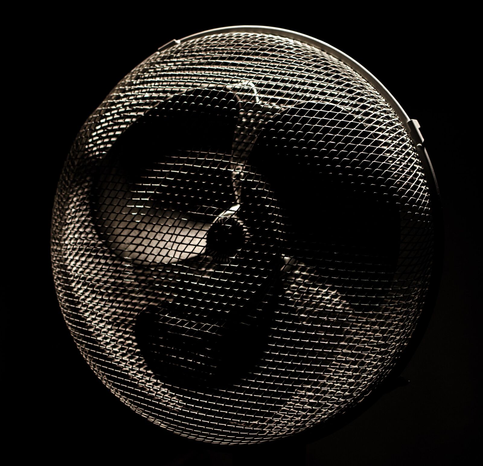 Nikon D5100 sample photo. Fan, black and white photography