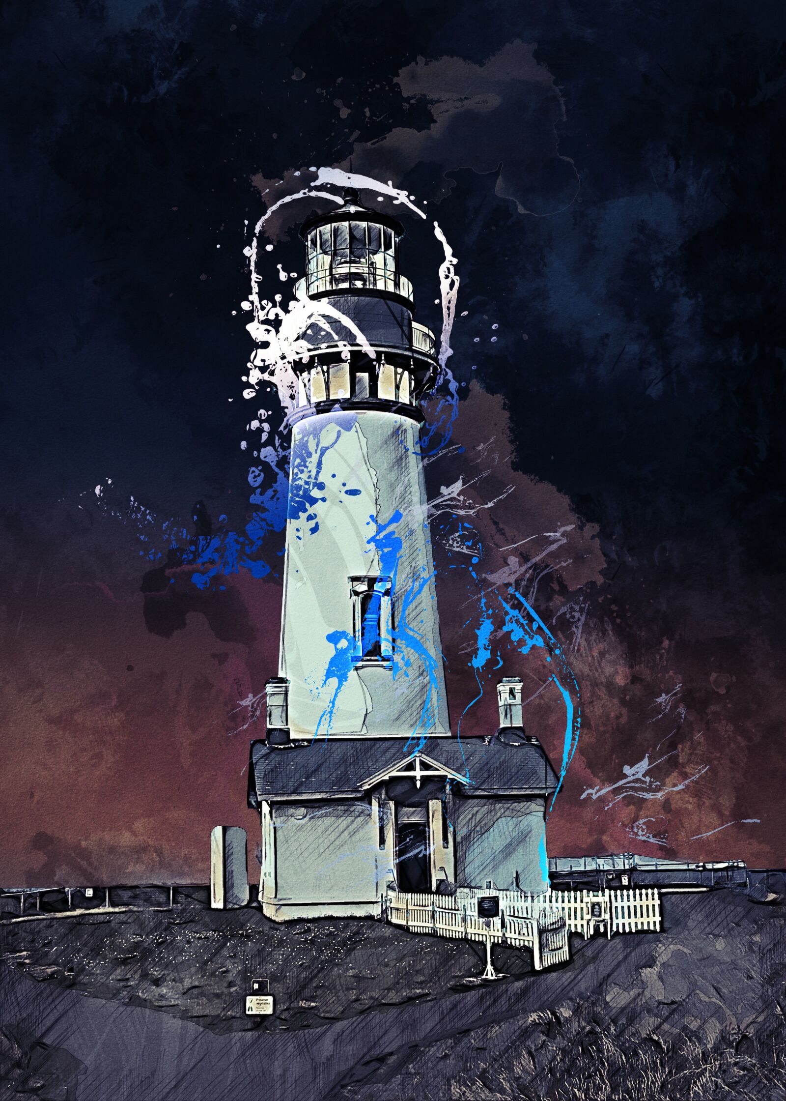 Sony Alpha DSLR-A100 sample photo. Lighthouse, building, architecture photography