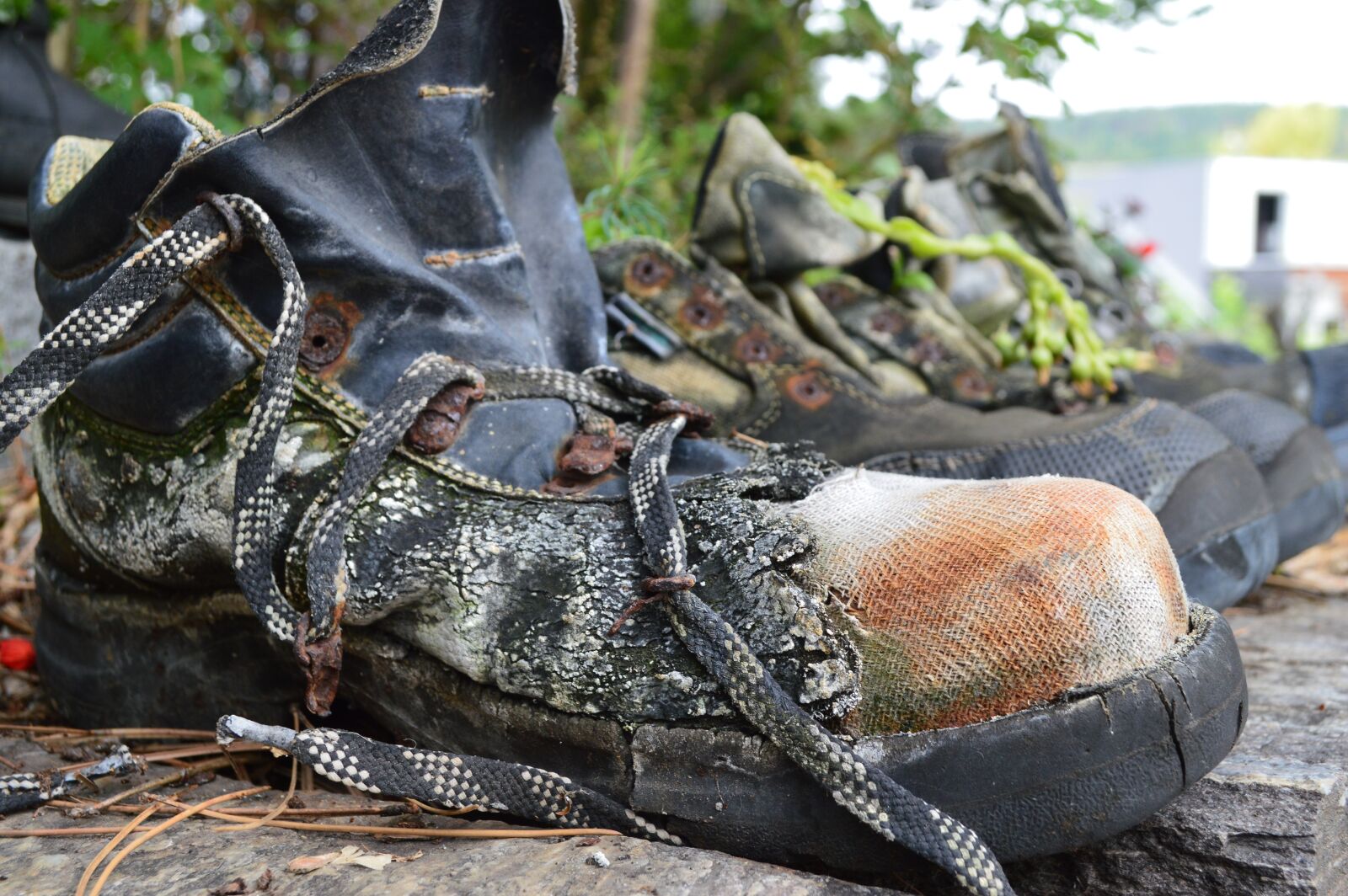 Nikon D3200 sample photo. Shoe, shoes, old photography