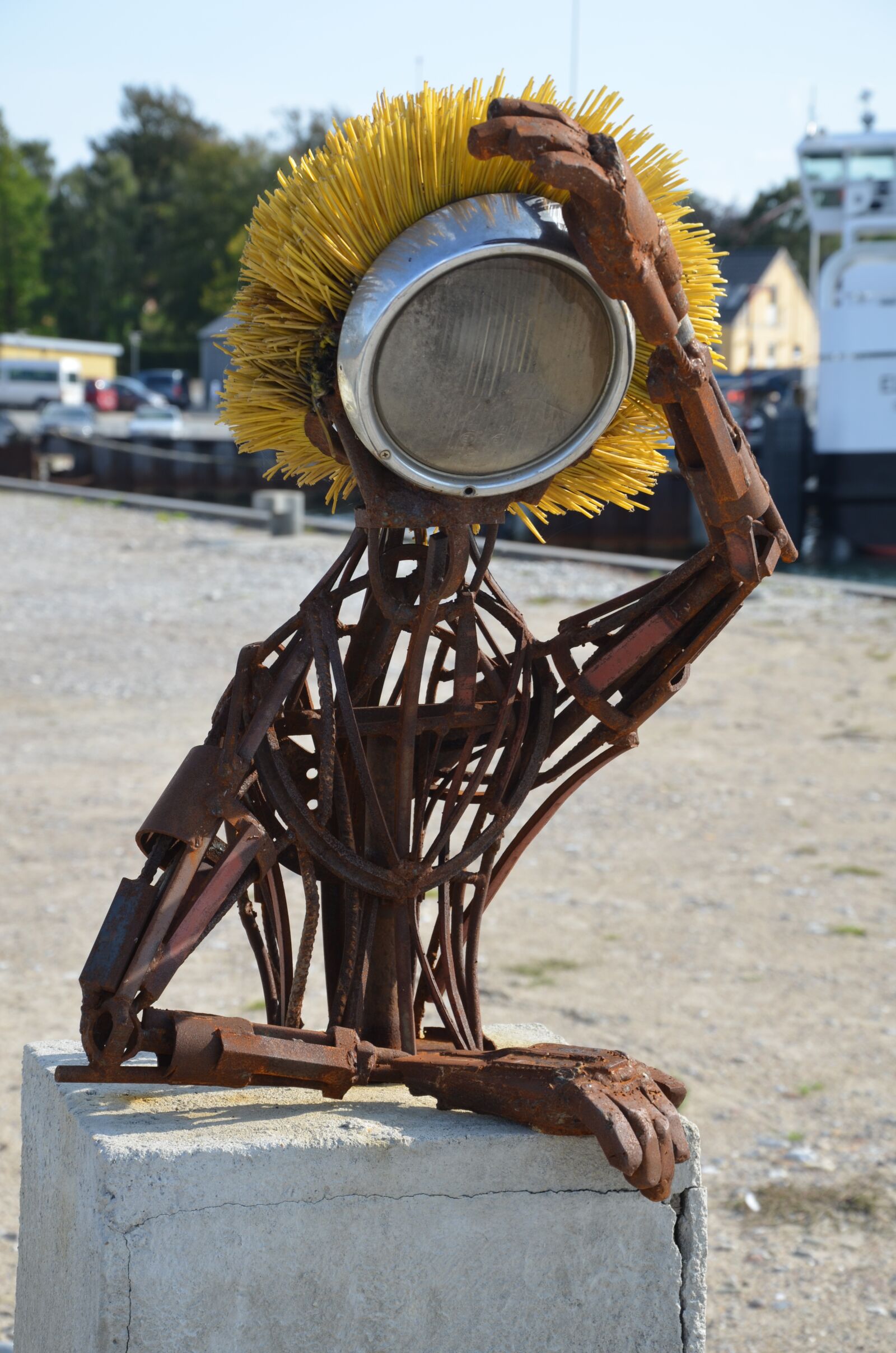 Nikon D5100 sample photo. Sculpture, spotlight, figure photography