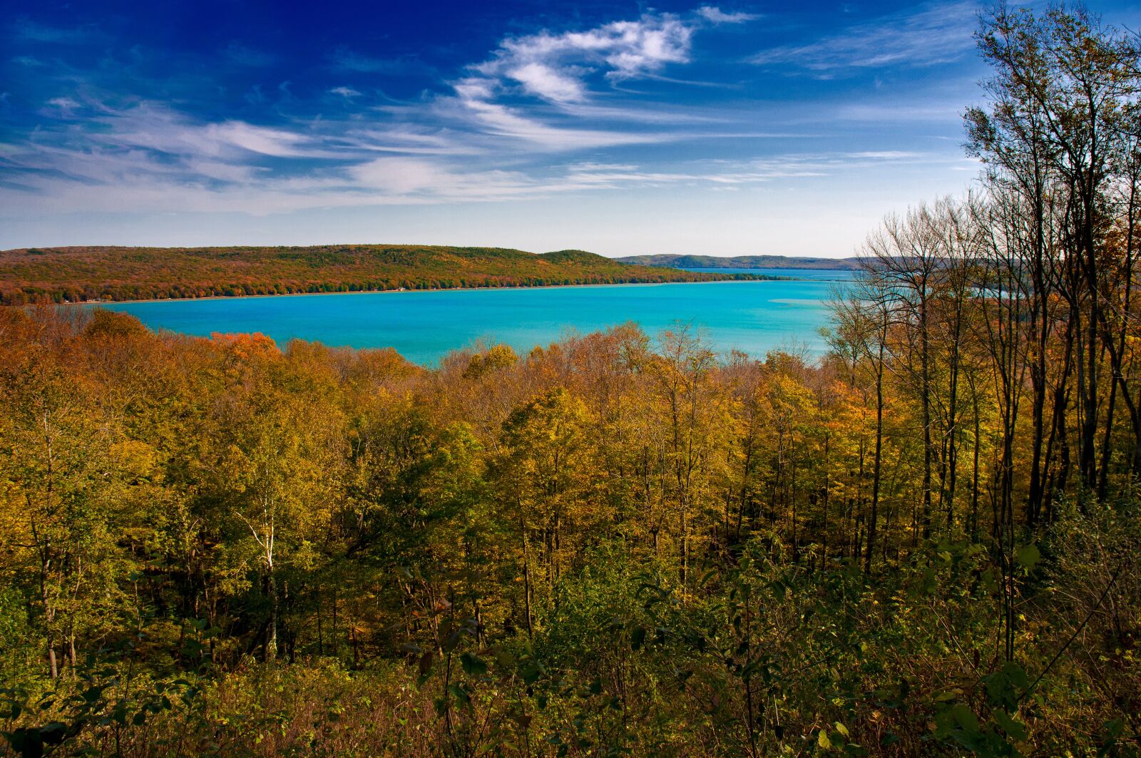 Nikon D300 sample photo. Fall, michigan, lake photography