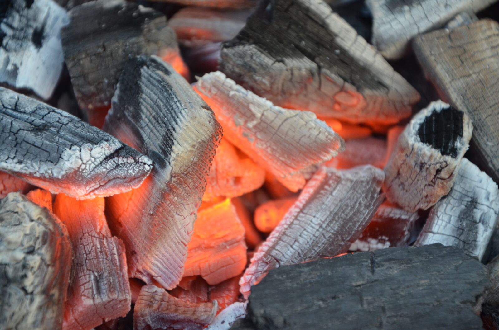 Nikon D5100 sample photo. Ember, hot coals, high photography