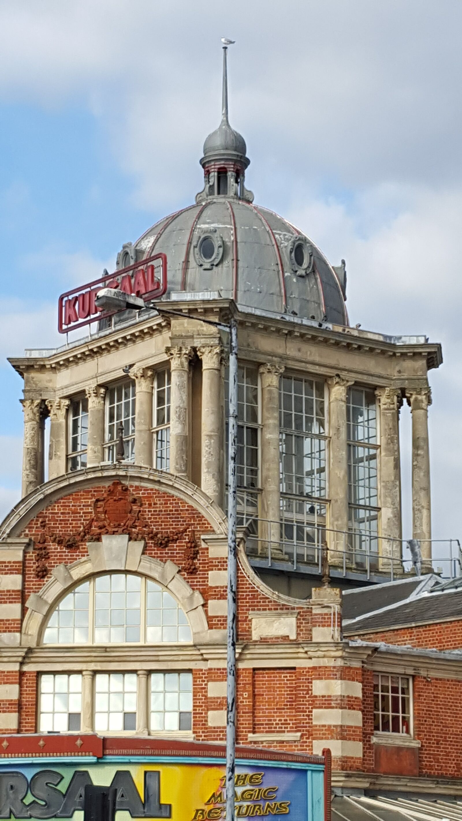 Samsung Galaxy S6 sample photo. Kursaal, southend-on-sea, dome photography
