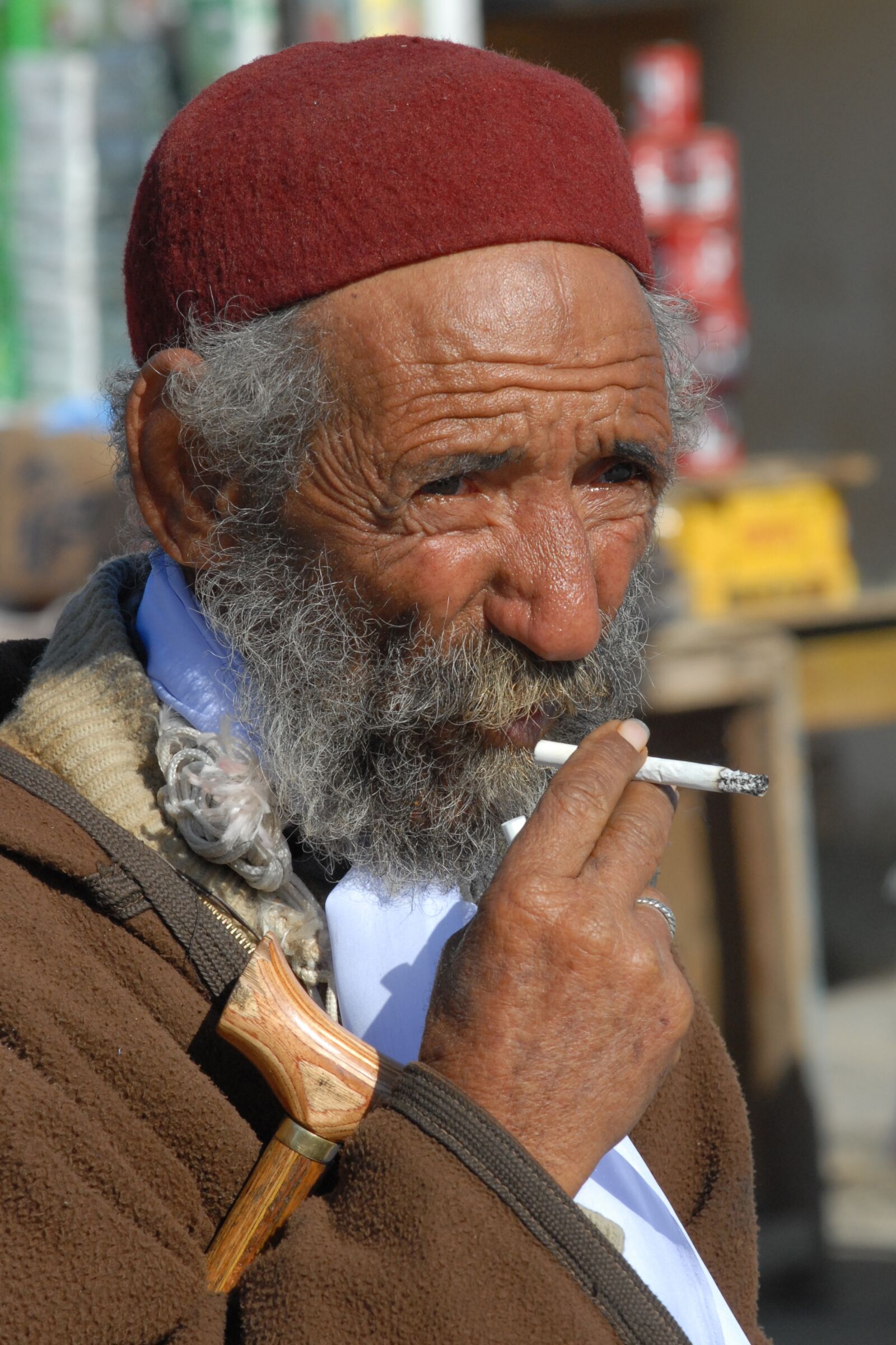 Nikon D200 sample photo. Tunisia, man, old photography