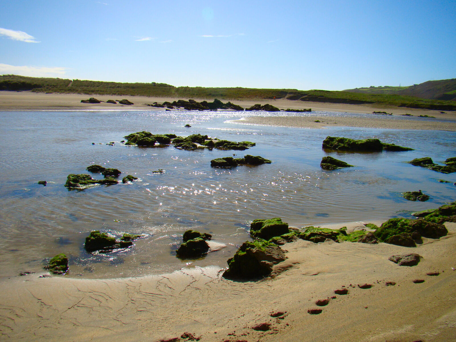 Sony Cyber-shot DSC-H50 sample photo. Beach, dunes, inlet, ireland photography