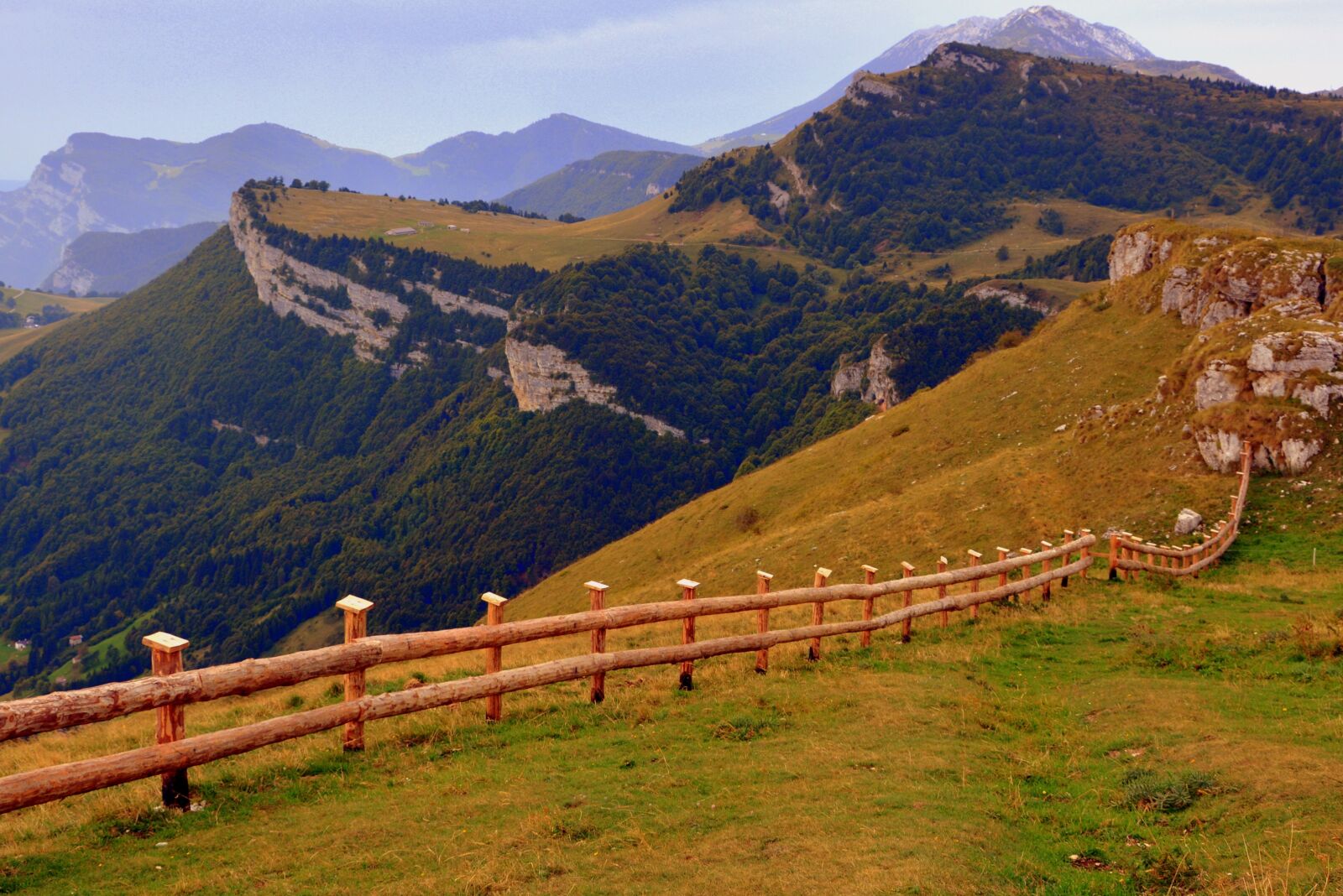 Nikon D7100 sample photo. Fence, wood, mountain photography