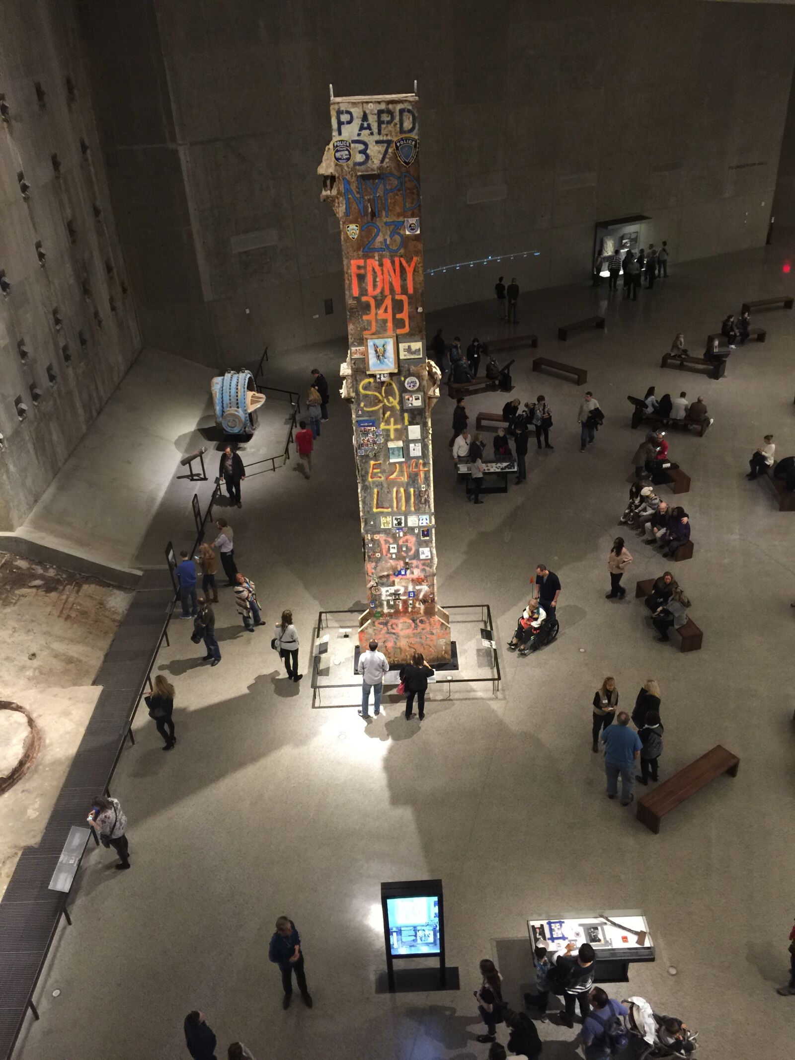 iPhone 6 Plus back camera 4.15mm f/2.2 sample photo. 9, 11, new, york, wtc, museum photography
