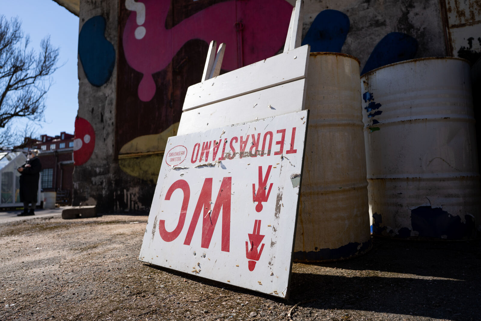 Sony a7R IV + Sony FE 24mm F2.8 G sample photo. Upside down sign photography