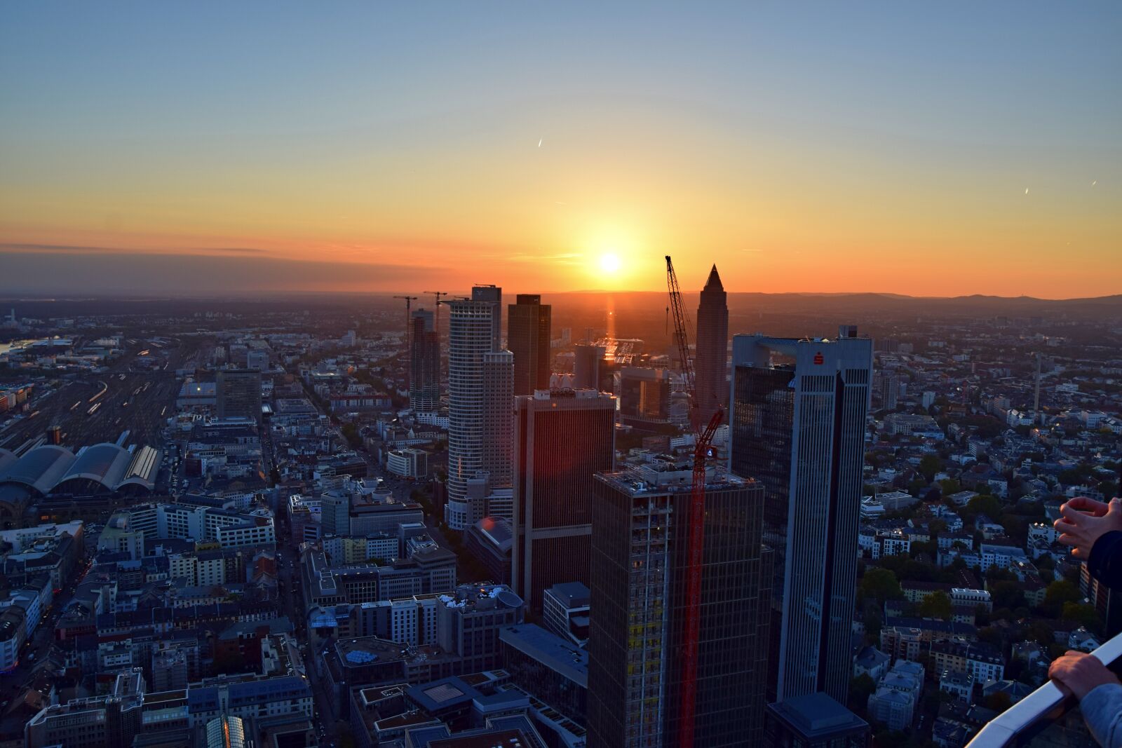 Nikon D5300 sample photo. Frankfurt, main tower, outlook photography