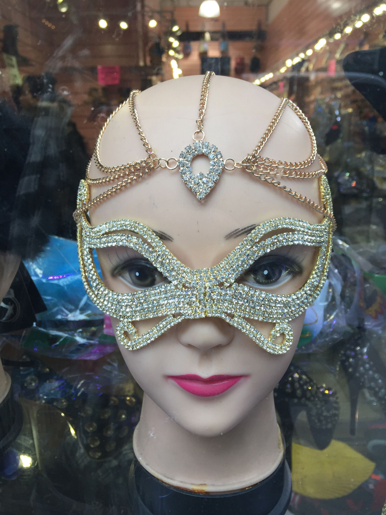 Apple iPhone 6 sample photo. Diamonds, fashion, mannequin, head photography
