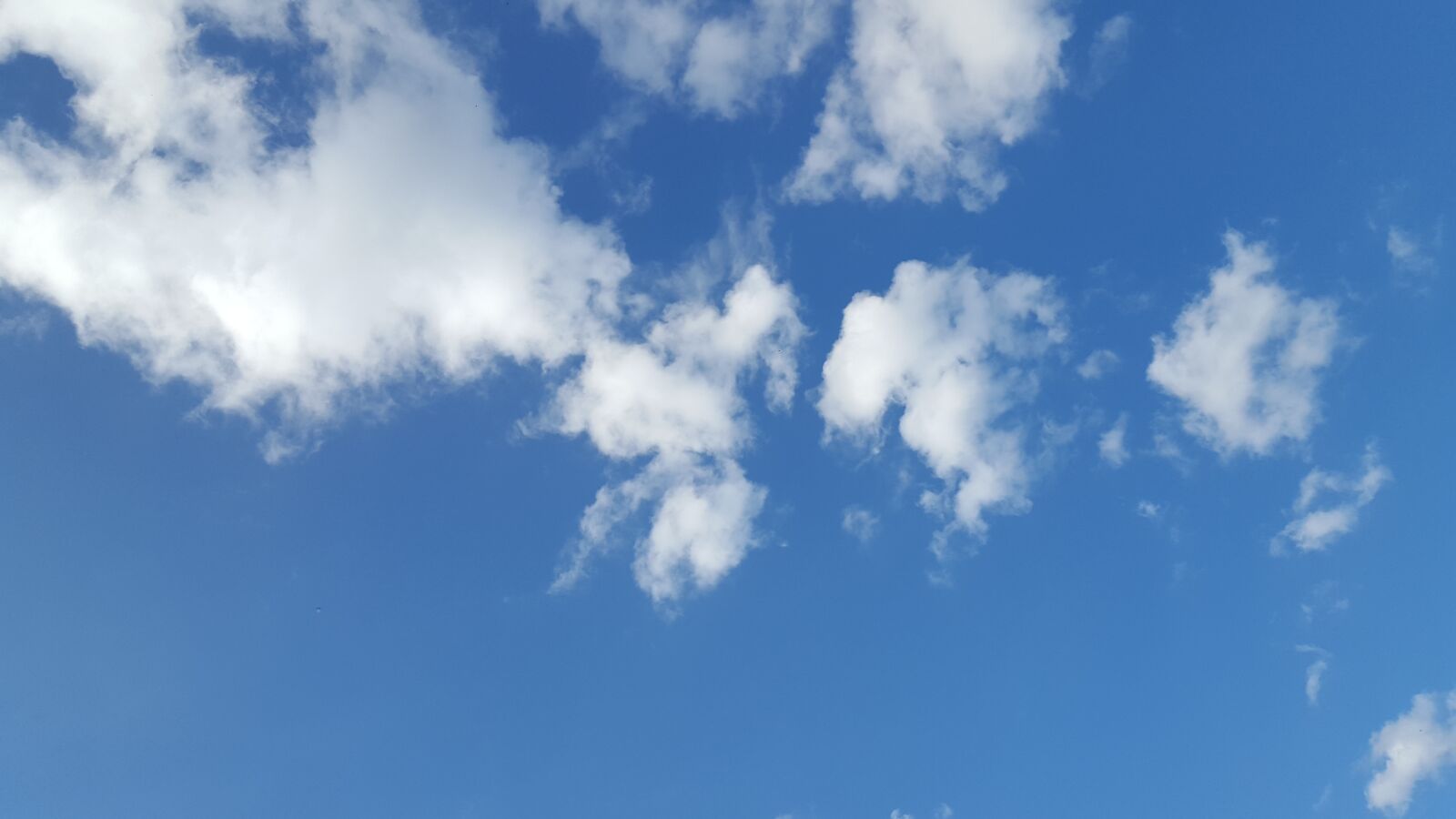Samsung Galaxy S6 sample photo. Blue sky, clouds, white photography