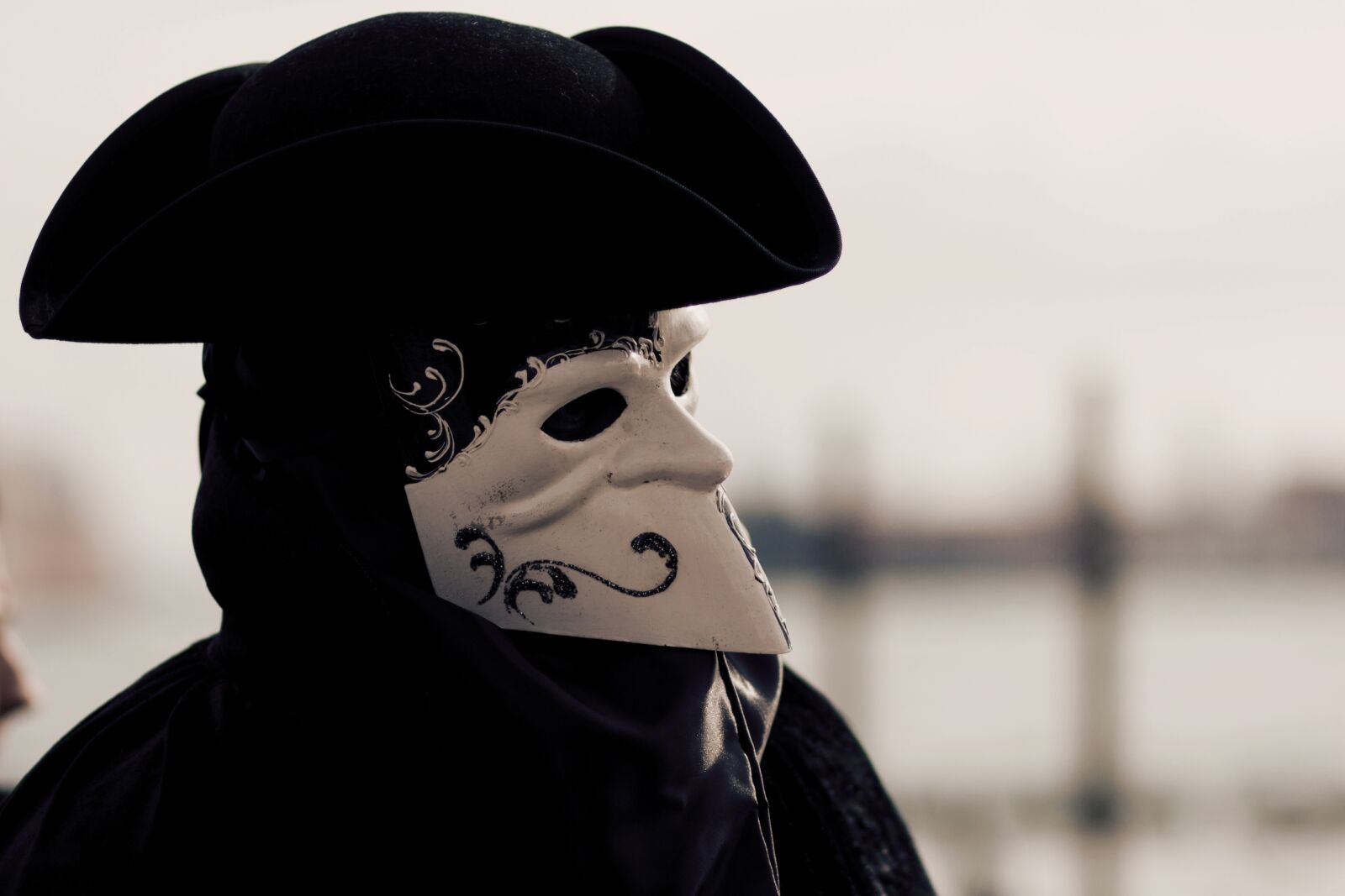 Canon EOS 60D + Canon EF 85mm F1.8 USM sample photo. Venice, mask, people photography
