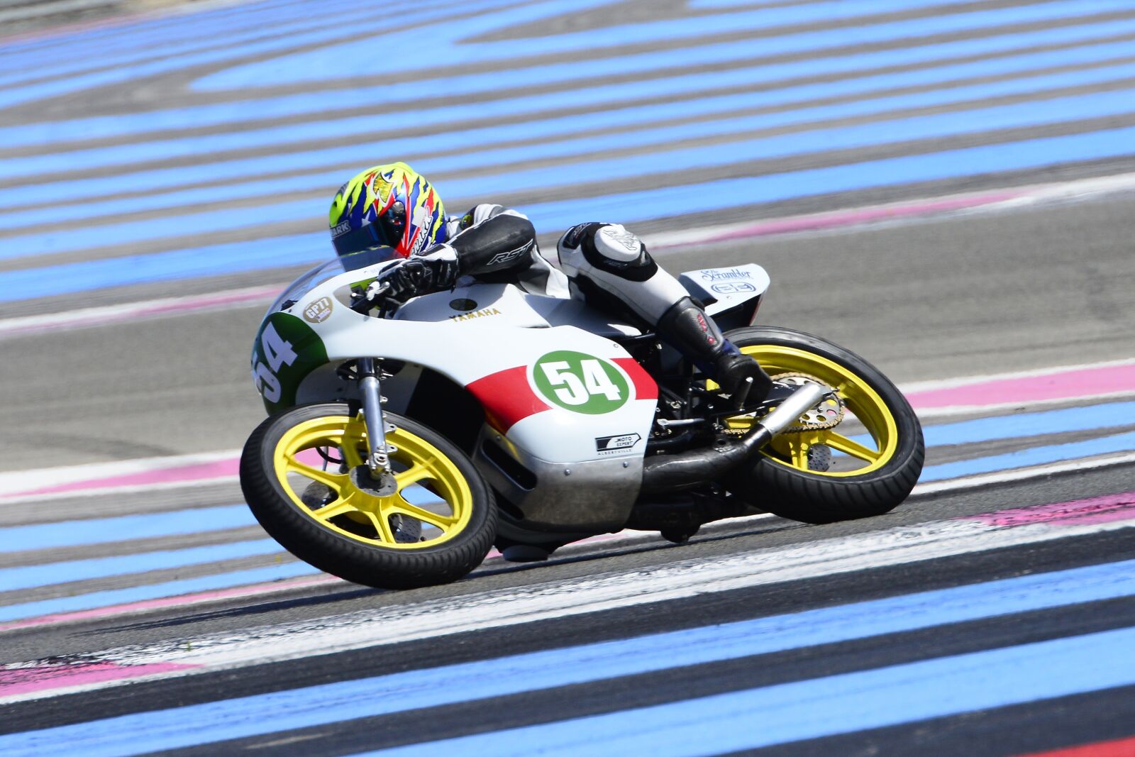 Nikon D800 sample photo. Yamaha, motorcycle, race photography