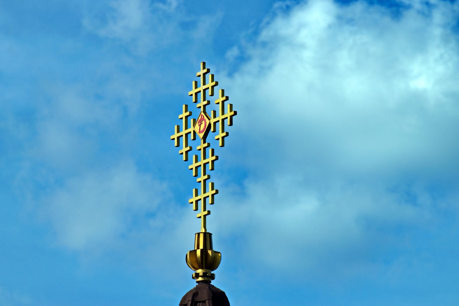 Nikon D5300 sample photo. Cross, metal, art photography