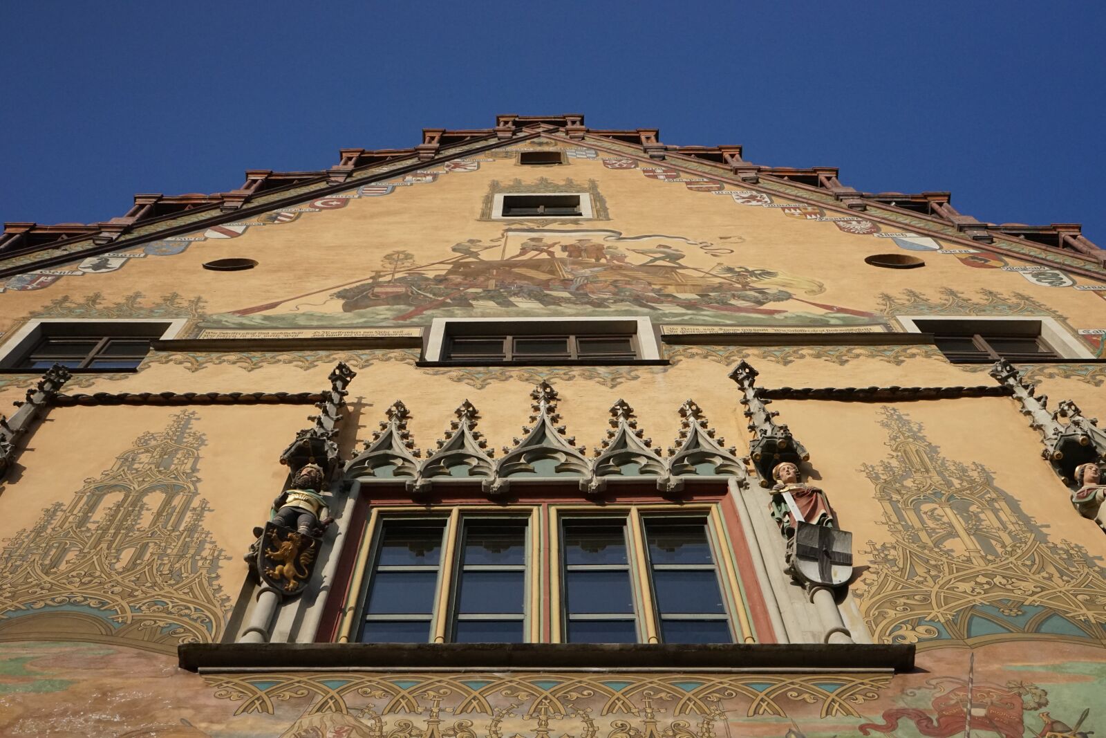 Sony a7 sample photo. Town hall ulm, facade photography