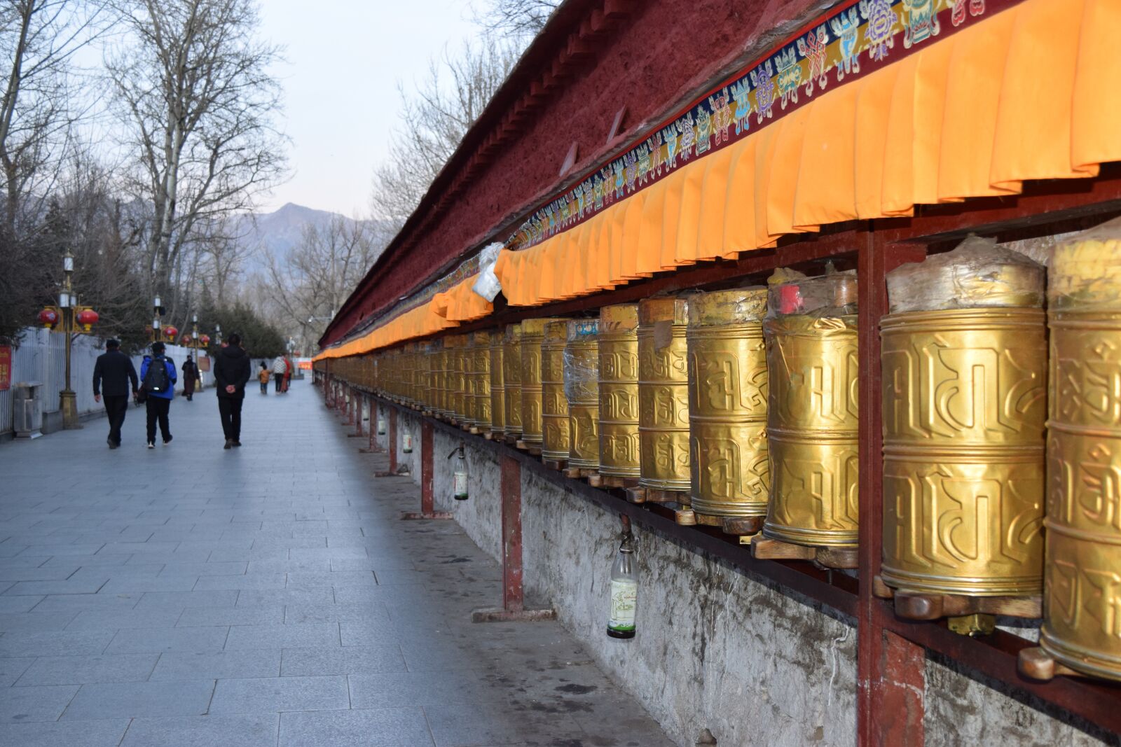 Nikon D5300 sample photo. The potala palace, prayer photography