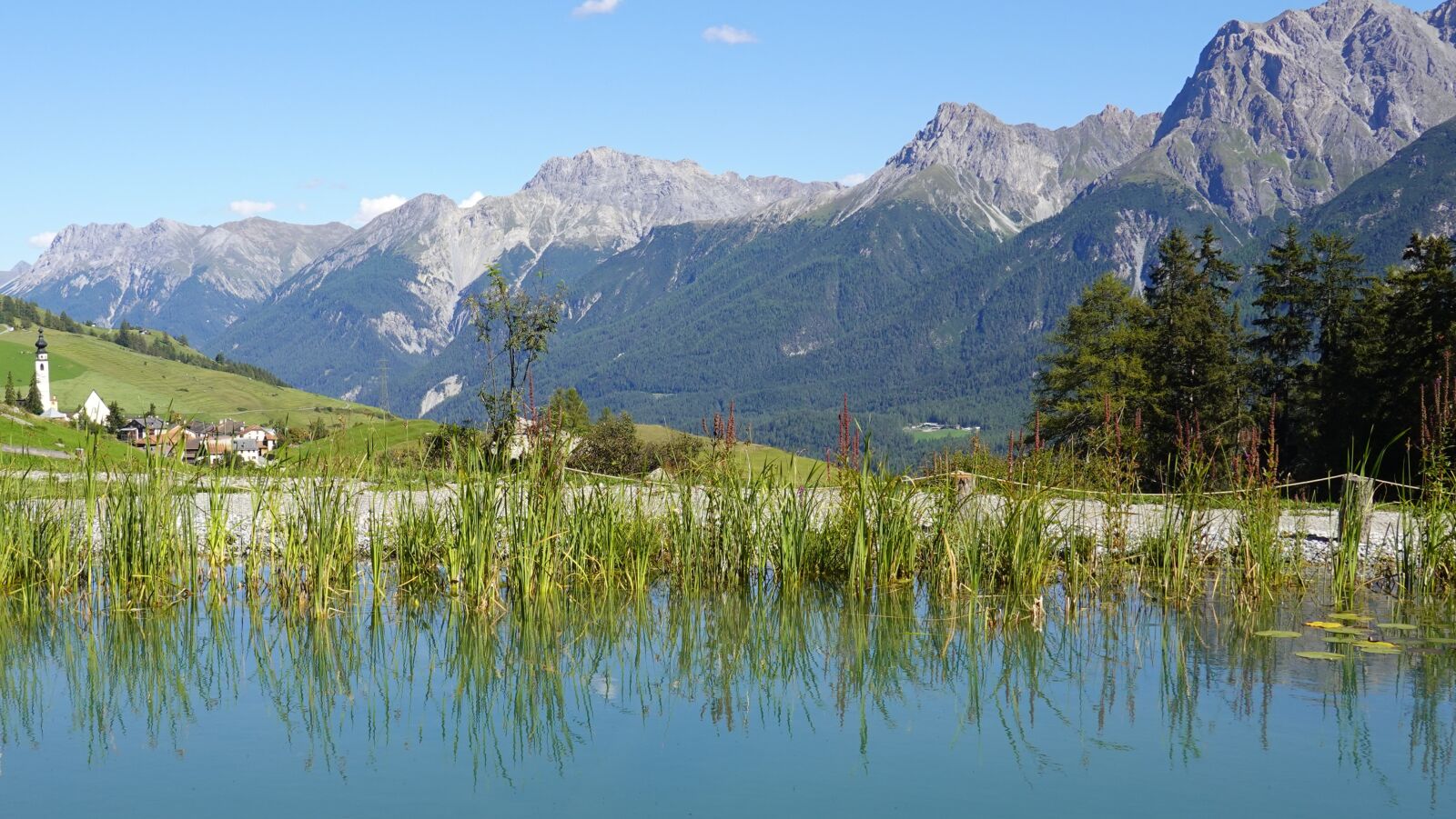 Sony DSC-RX100M7 sample photo. Mountains, lake, pond photography