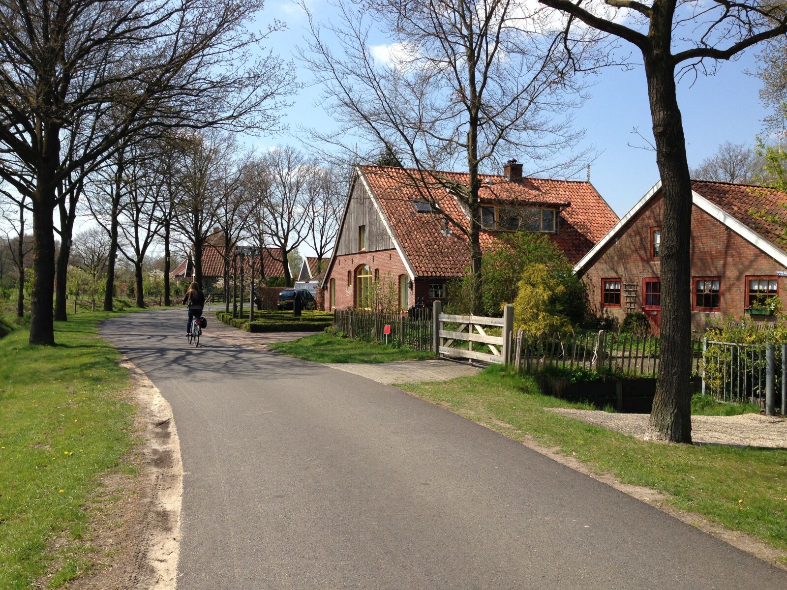 Apple iPhone 5 sample photo. Road, farm, dutch photography