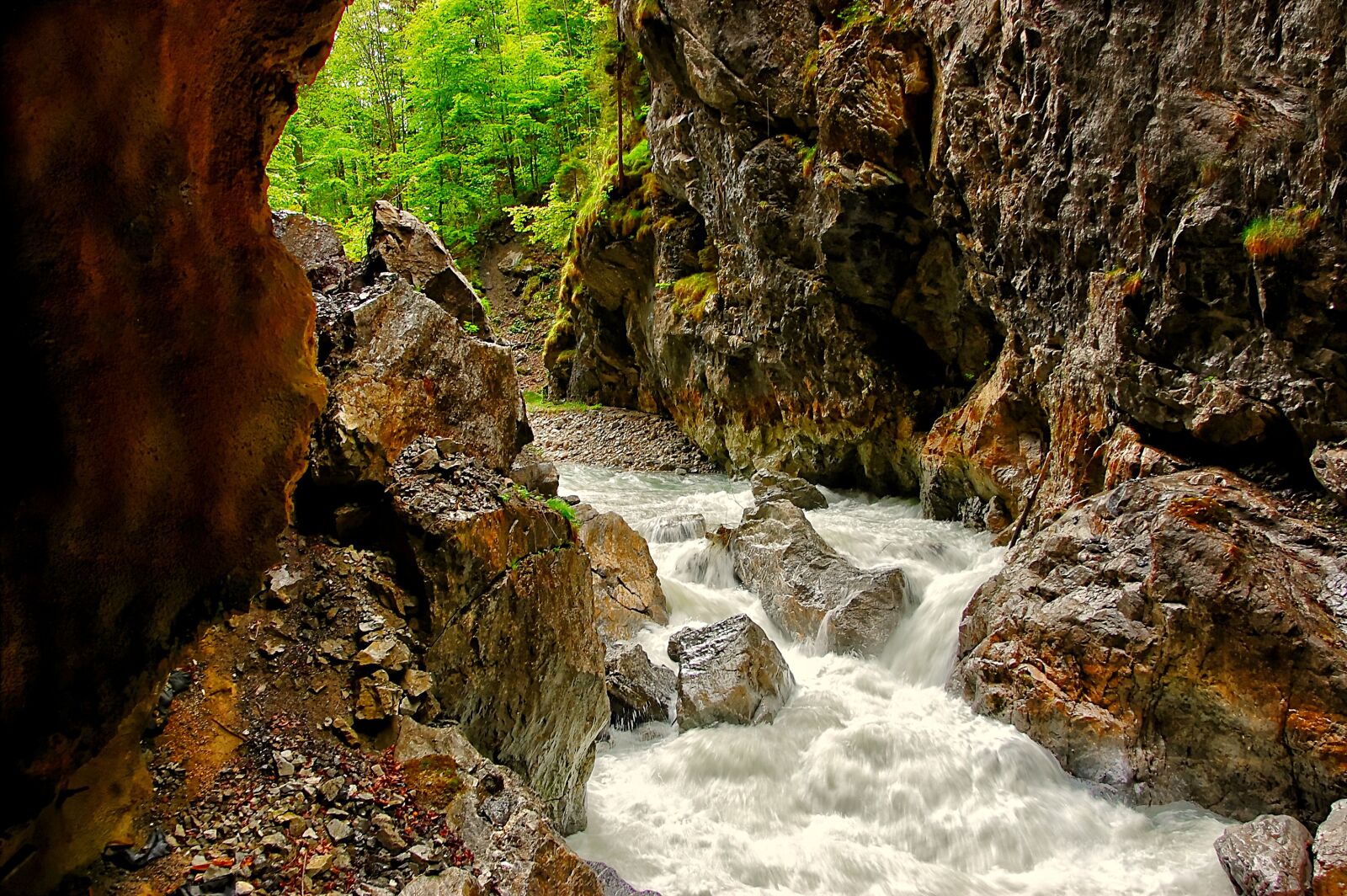 Nikon D40 sample photo. Partnachklamm, bavaria, clammy photography