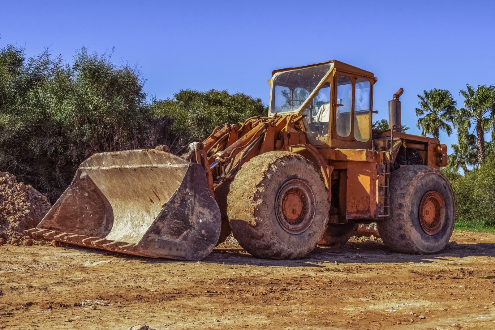 Nikon D3300 sample photo. Bulldozer, heavy machine, equipment photography