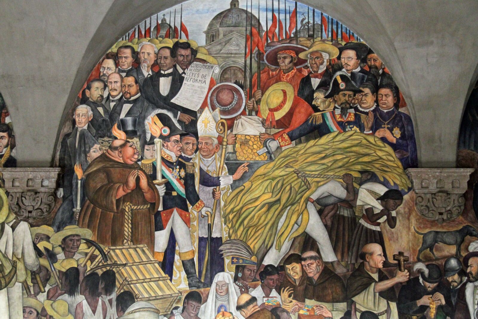 Canon EOS 7D sample photo. Mural, diego, rivera photography