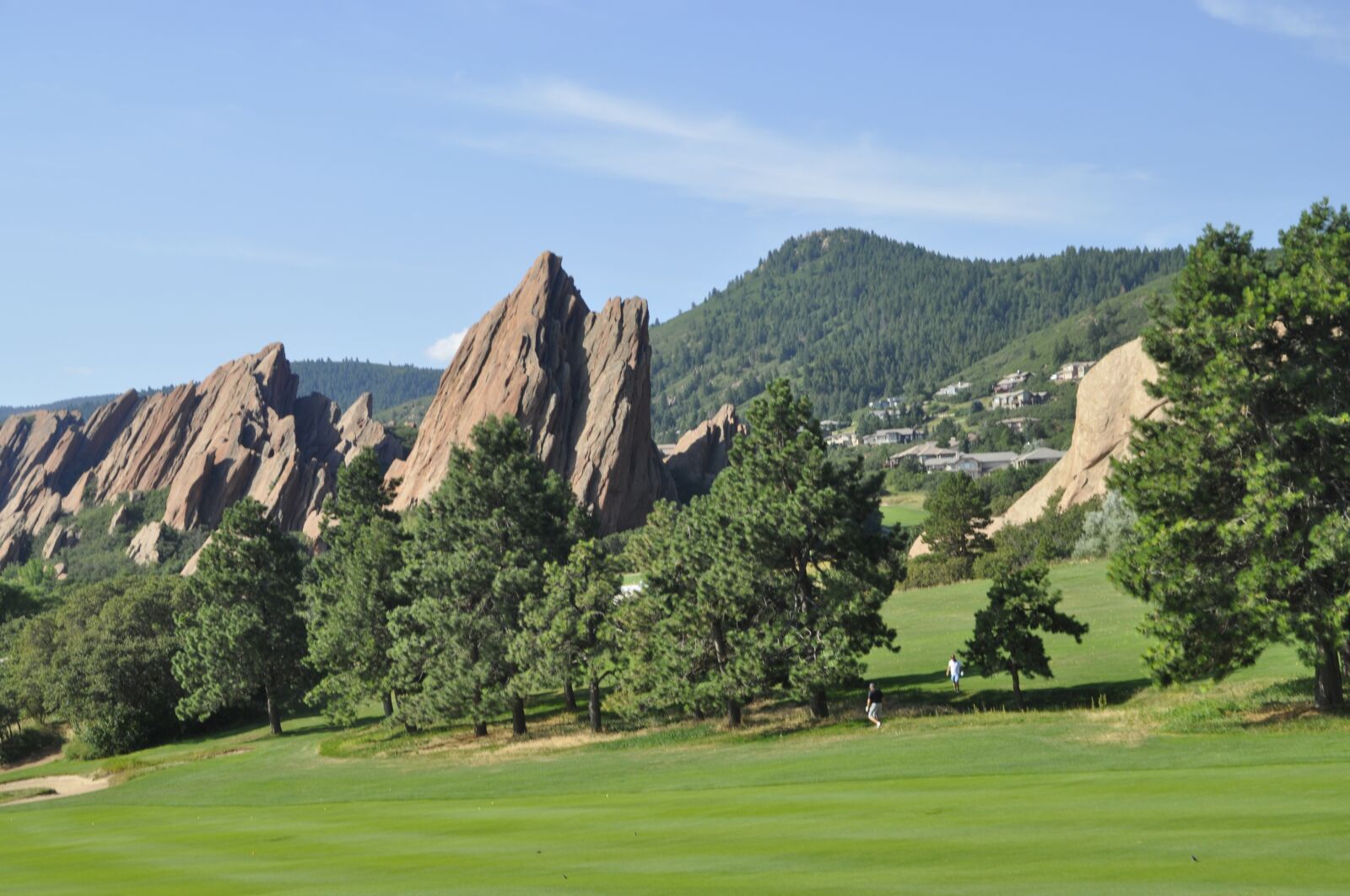 Nikon D5000 sample photo. Summer, golf course, rocks photography