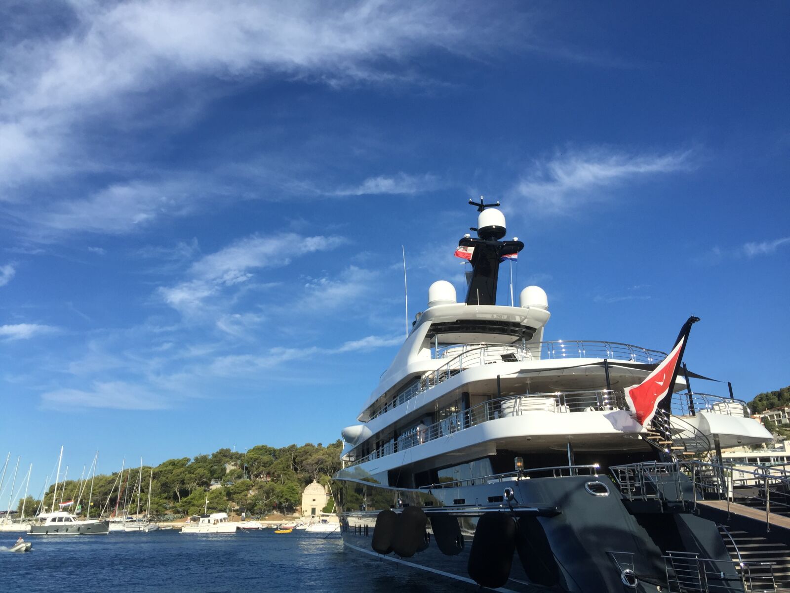 iPhone 6 Plus back camera 4.15mm f/2.2 sample photo. Mega, yacht, croatia, 2016 photography
