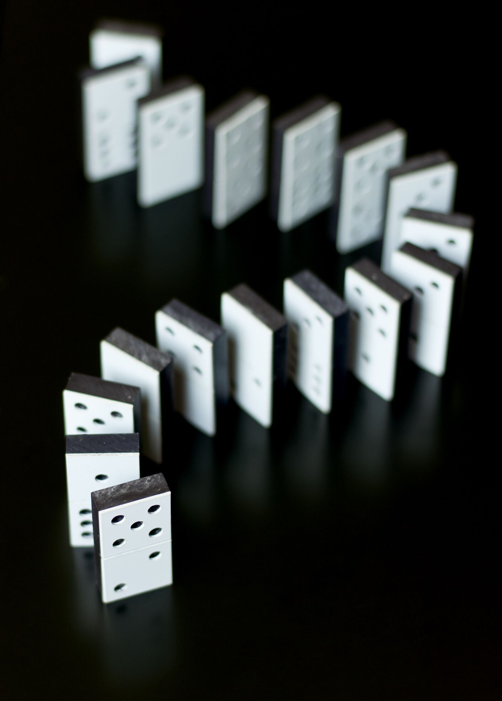 Nikon D5000 sample photo. Domino, dominoes, game photography