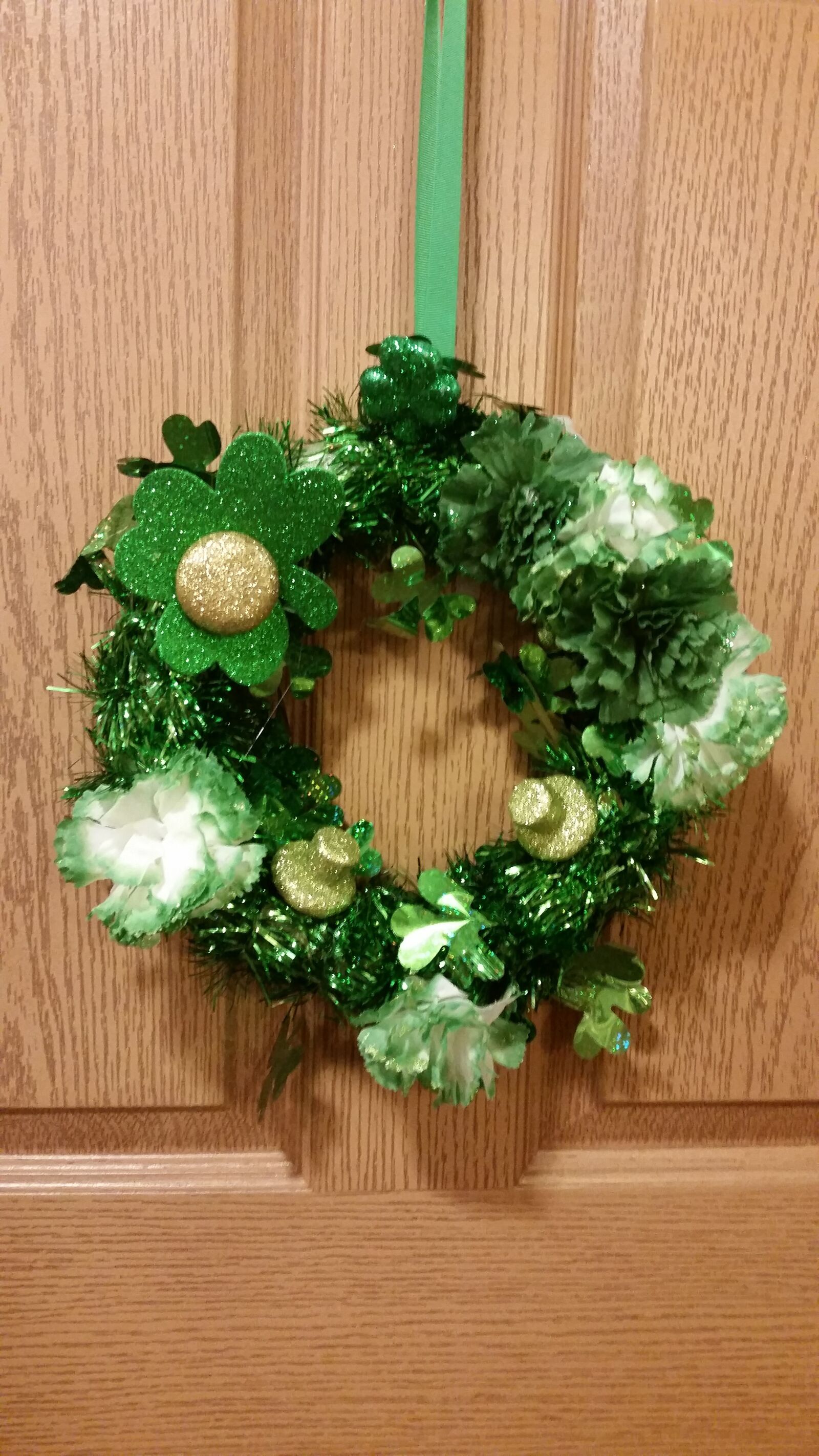 Samsung Galaxy S5 sample photo. St patrick's day, wreath photography