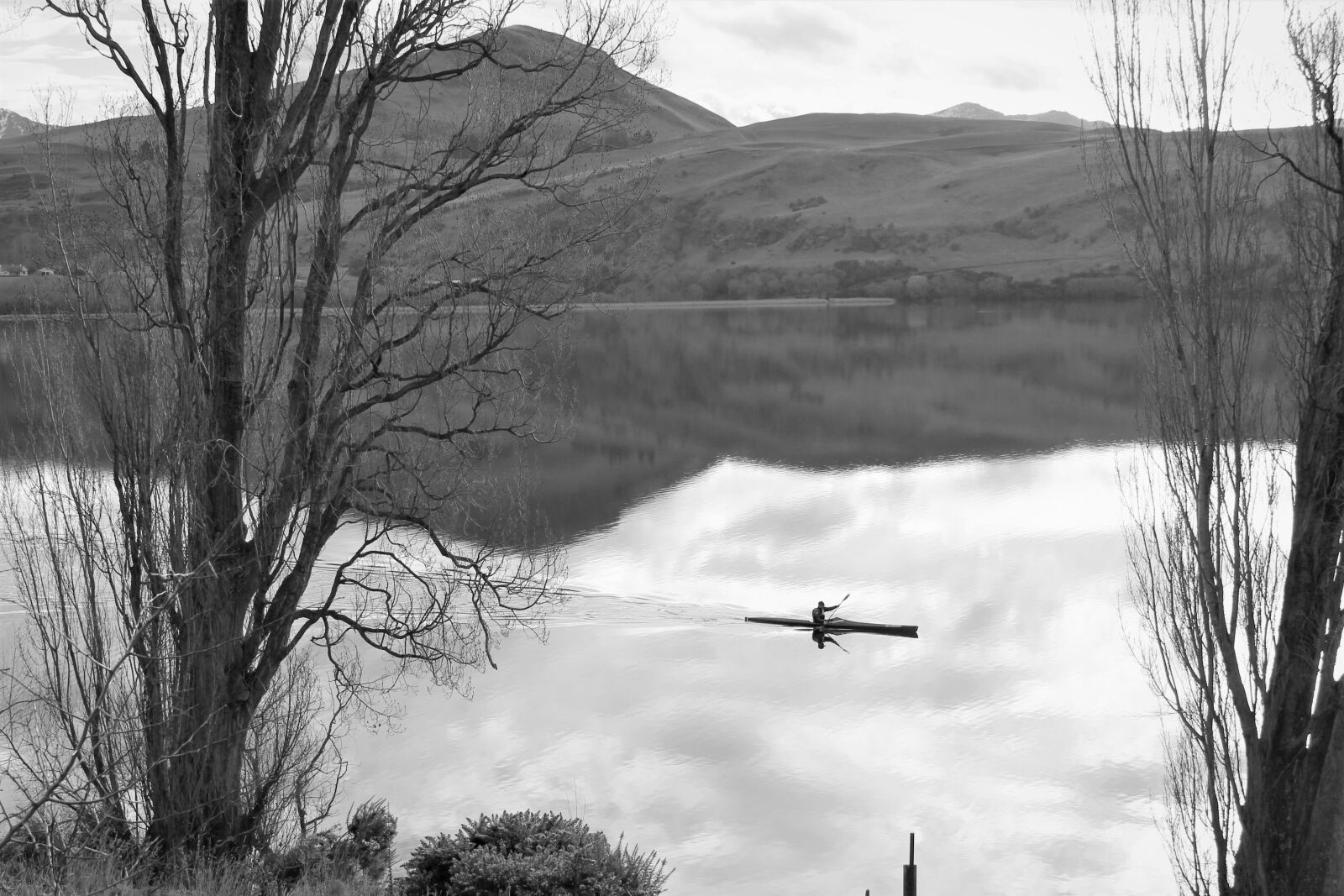 Canon EOS 60D sample photo. New zealand, scenery, silhouette photography