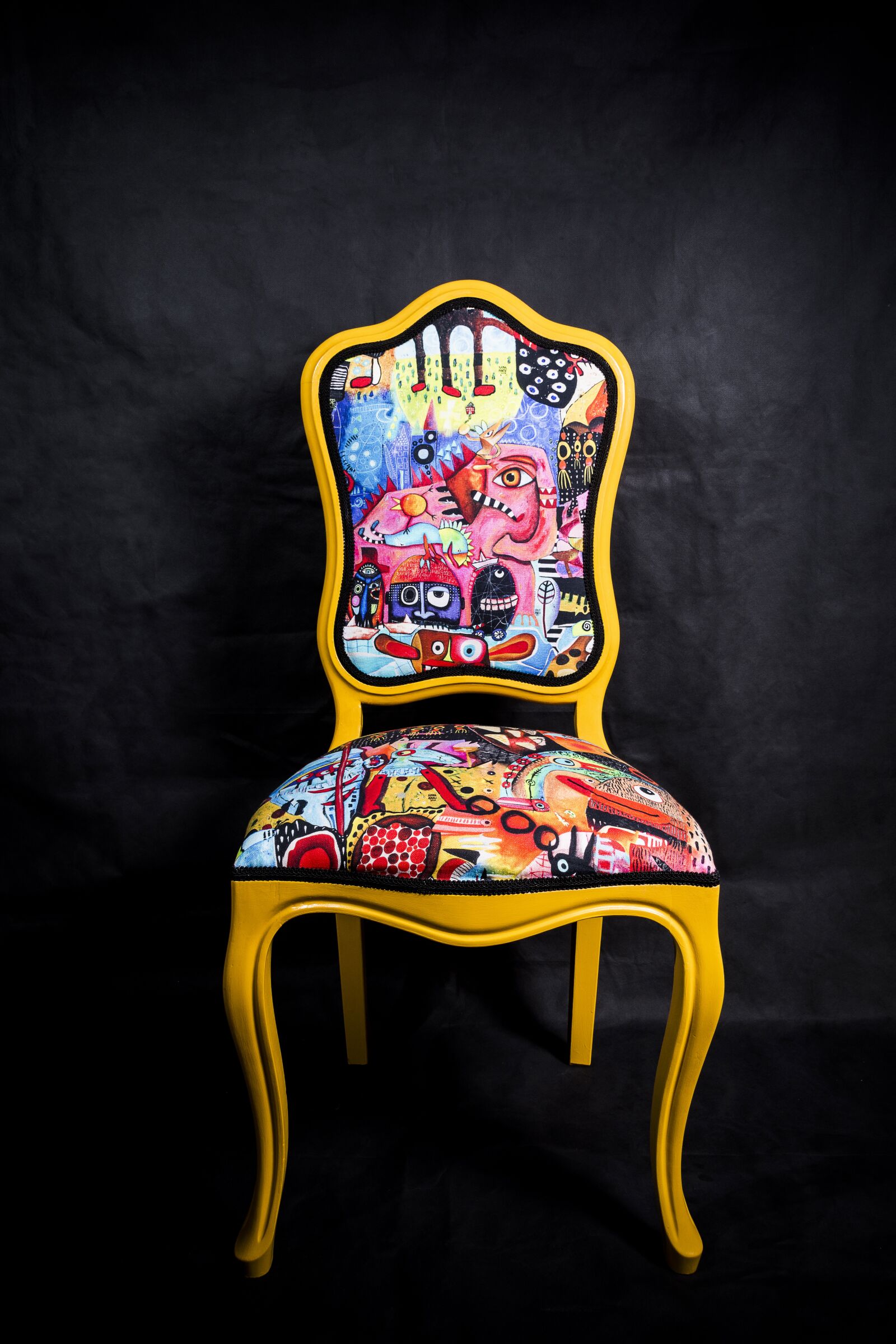 Nikon D7100 sample photo. Chair, art, colors photography