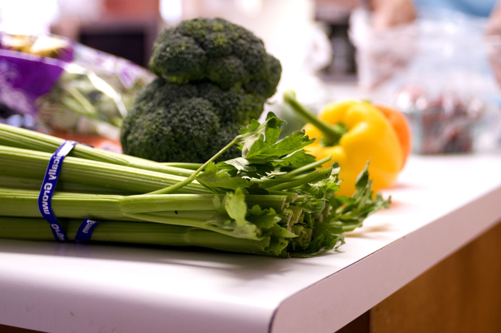 Nikon D300 sample photo. Organically grown, head, celery photography