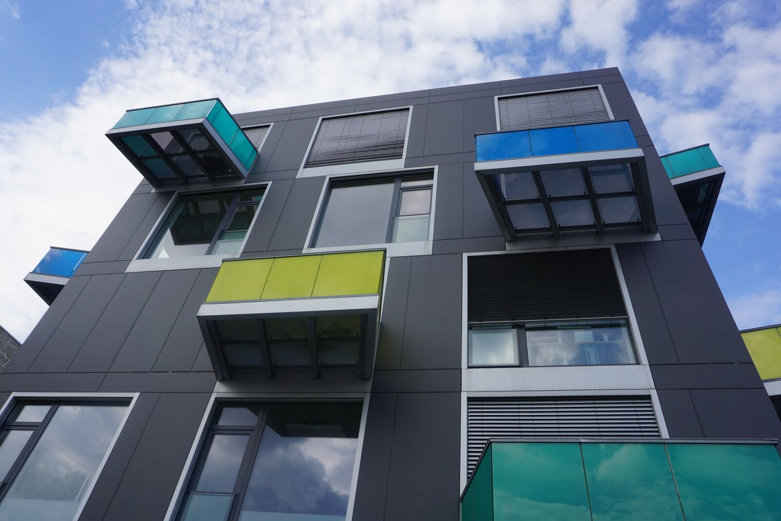 Sony a6000 sample photo. Balconies, architecture, building photography