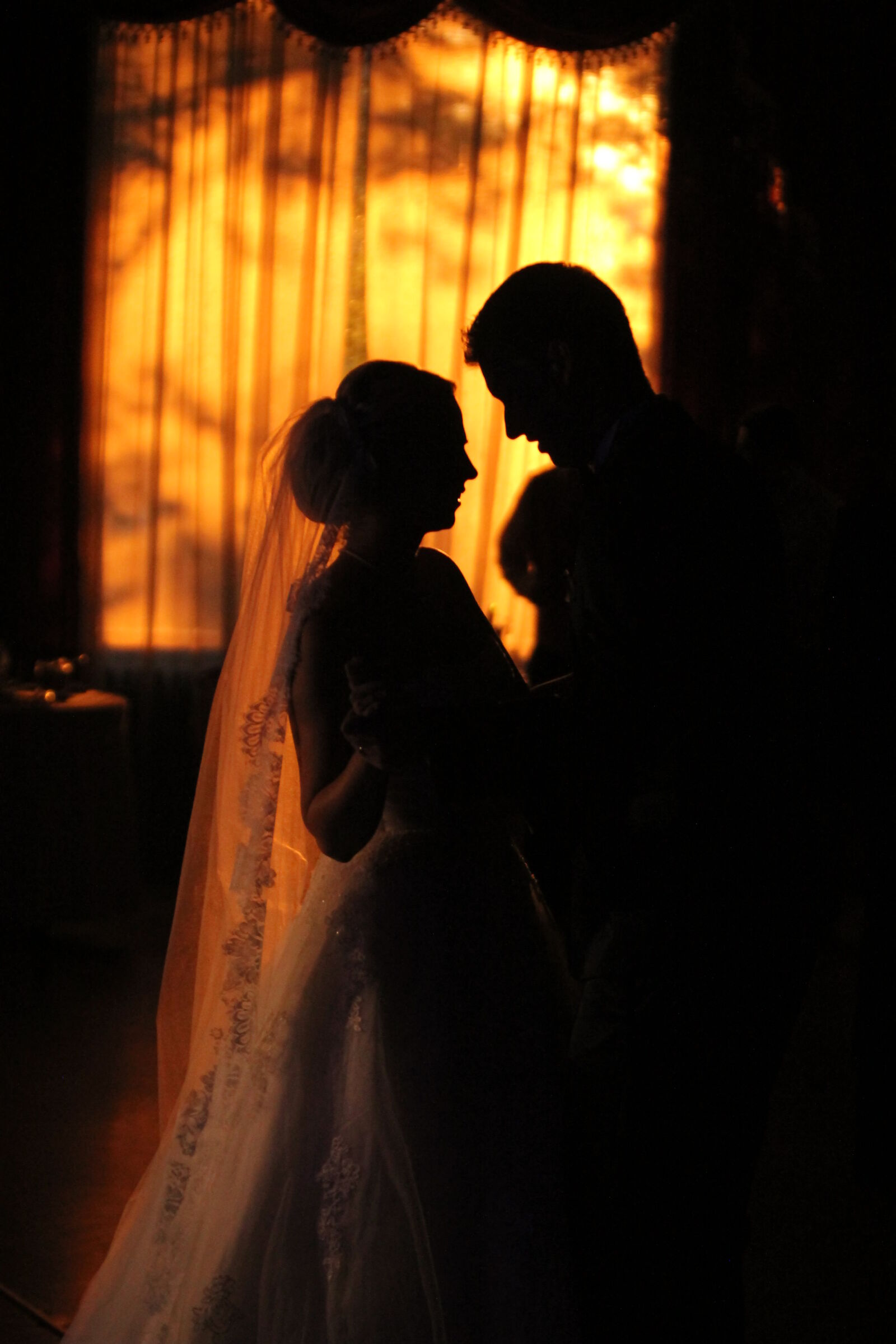 Canon EF 70-200mm F2.8L IS USM sample photo. Bride, dress, groom, interior photography