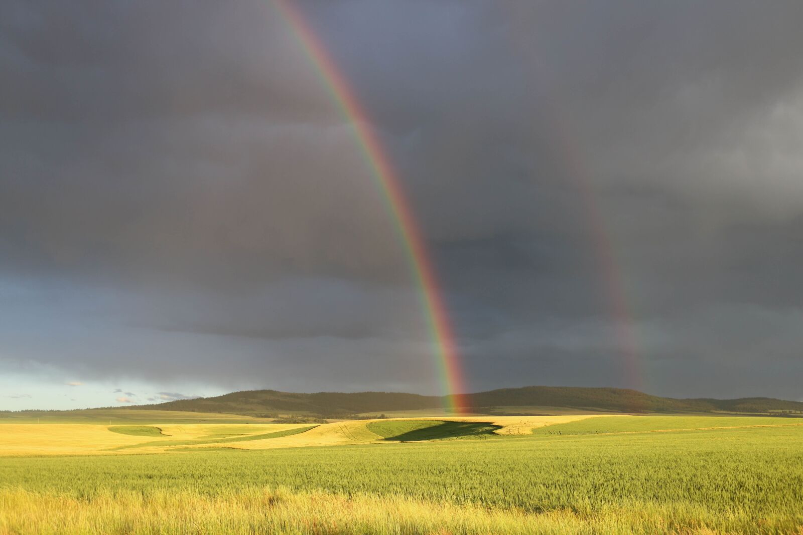 Canon EOS 70D sample photo. Rainbow, idaho, oudoors photography