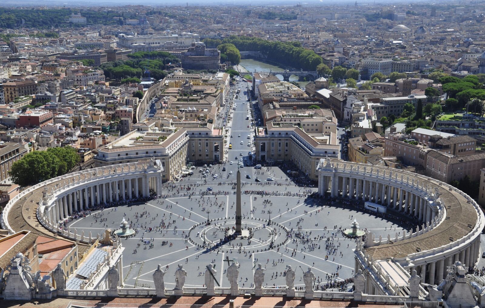 Nikon D5000 sample photo. Rome, st peter's square photography
