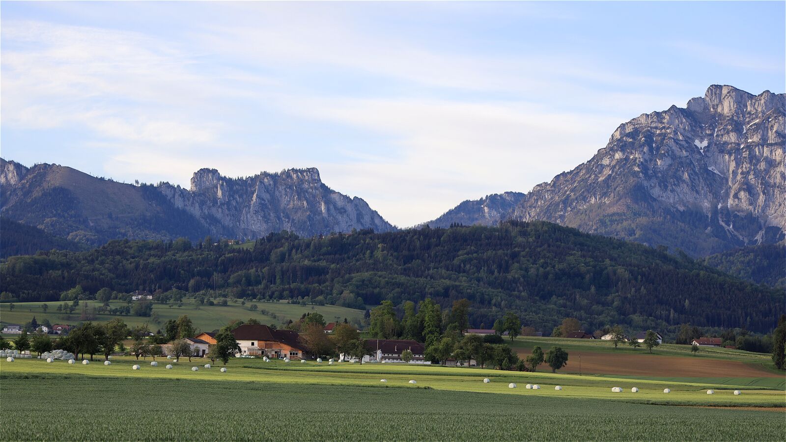 Canon EOS R sample photo. Agriculture, traunstein, grassland photography