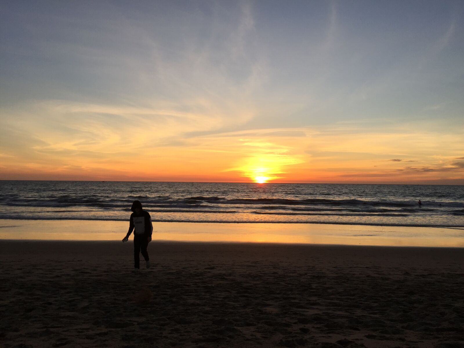 iPhone 6 Plus back camera 4.15mm f/2.2 sample photo. Sunset, beach, sun photography