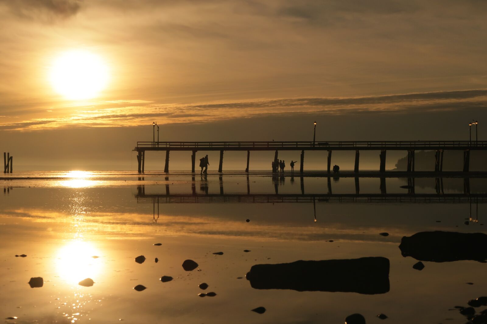 Canon PowerShot G7 X Mark II sample photo. Pier, sunset, peaceful photography