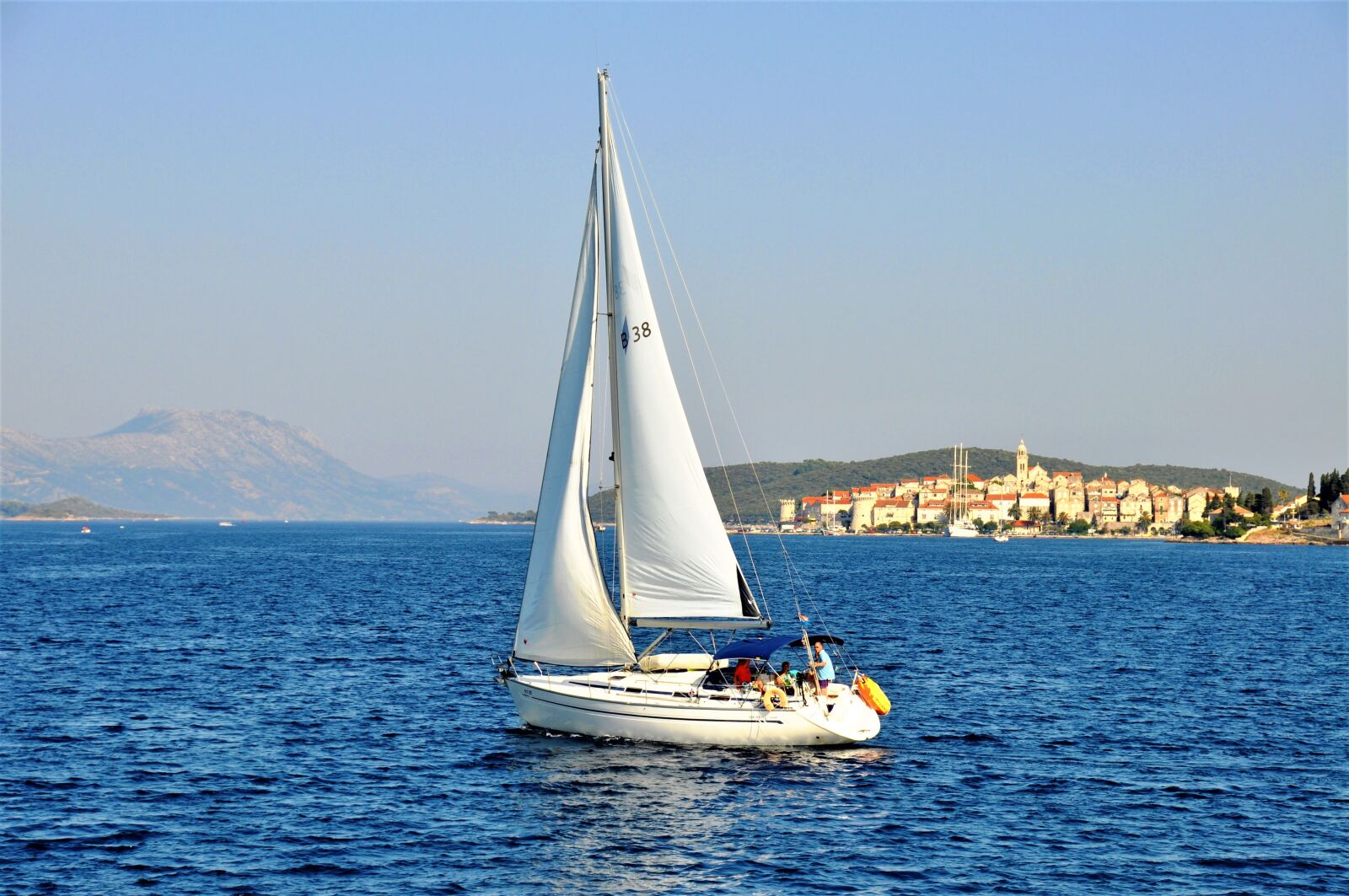 Nikon D90 sample photo. Boat, sea, croatia photography
