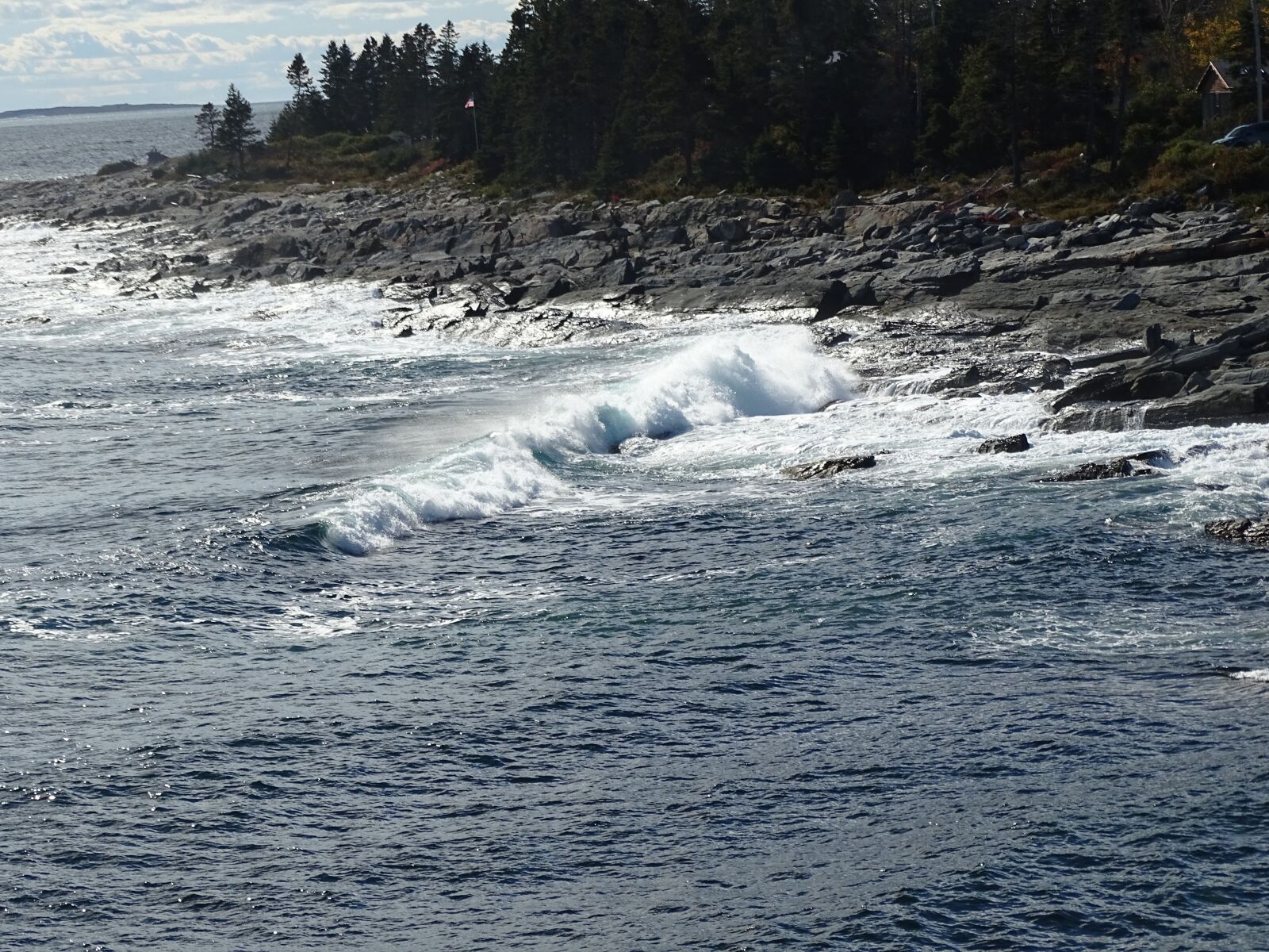 Sony Cyber-shot DSC-HX400V sample photo. Maine, coast, beach photography