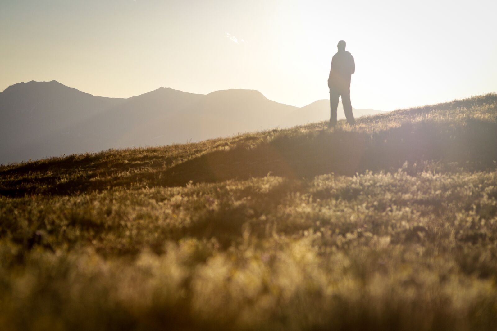 Canon EOS 70D + Canon EF 24-105mm F4L IS USM sample photo. Sunrise, mountains, silhouette photography