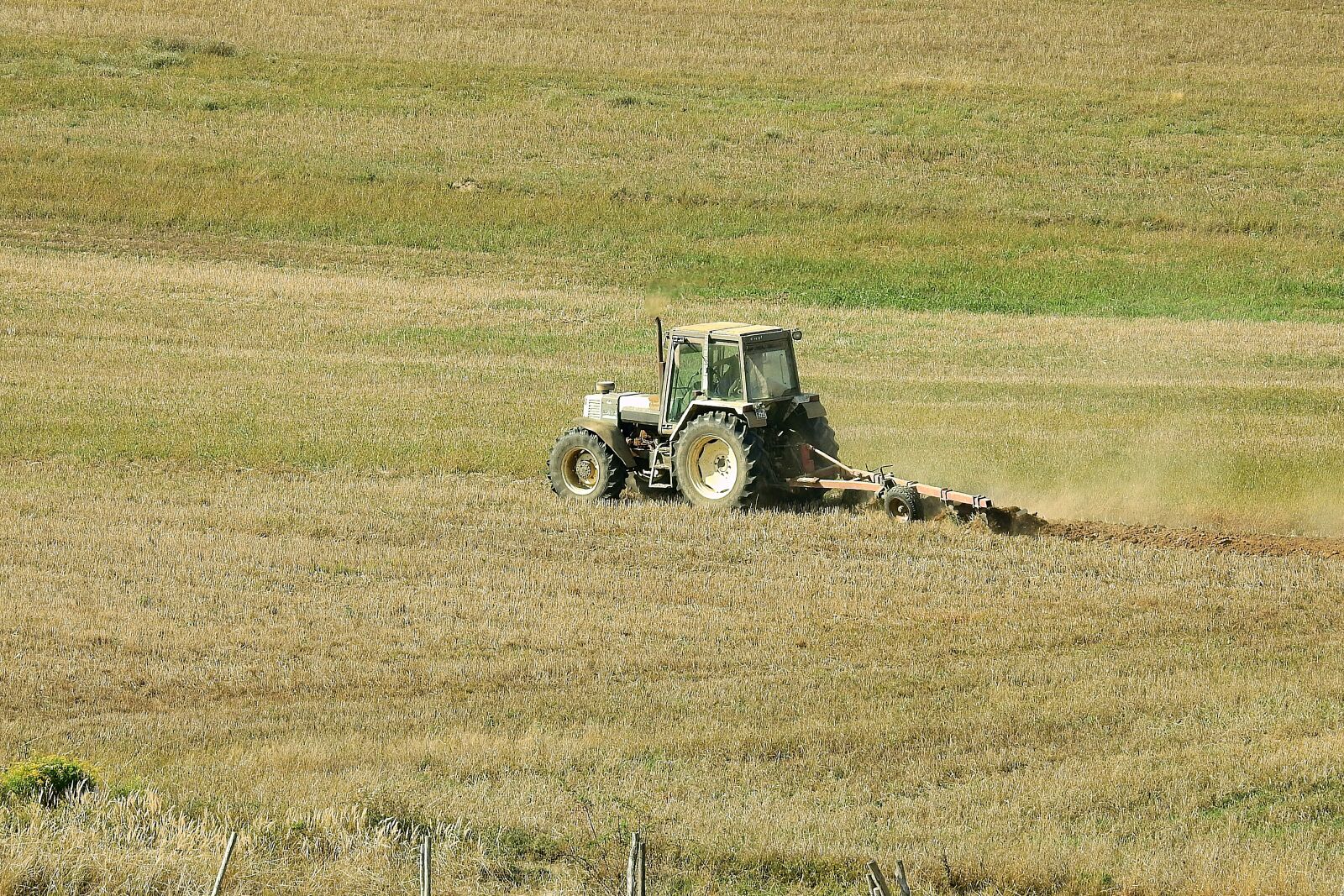 Nikon Coolpix P900 sample photo. Tractor, agriculture, plow photography