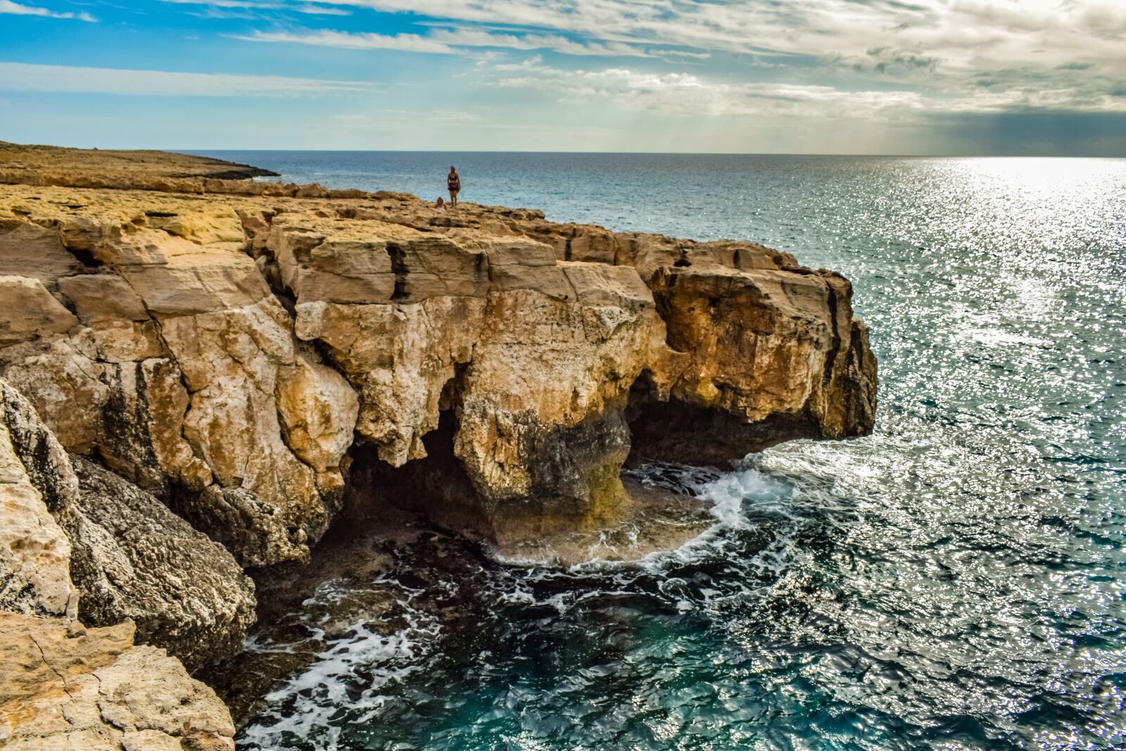 Nikon D3300 sample photo. Rocky coast, cliff, sea photography