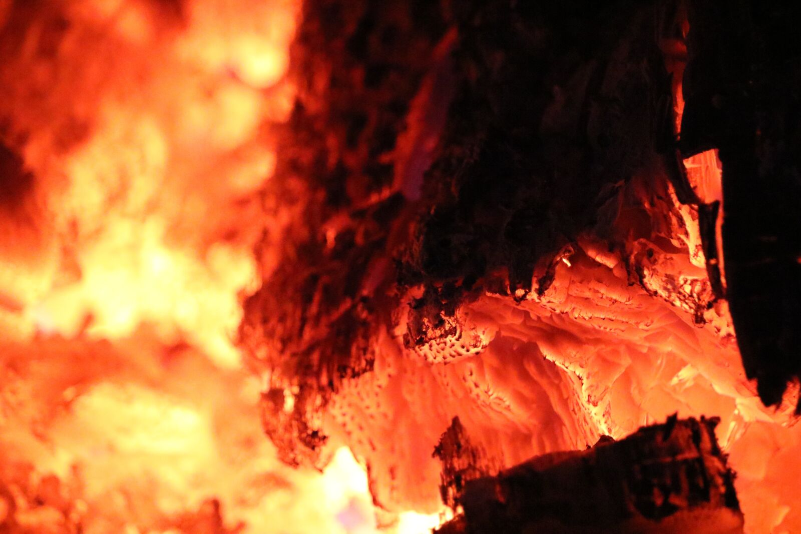 Canon EOS 750D (EOS Rebel T6i / EOS Kiss X8i) sample photo. Fire, log, heat photography