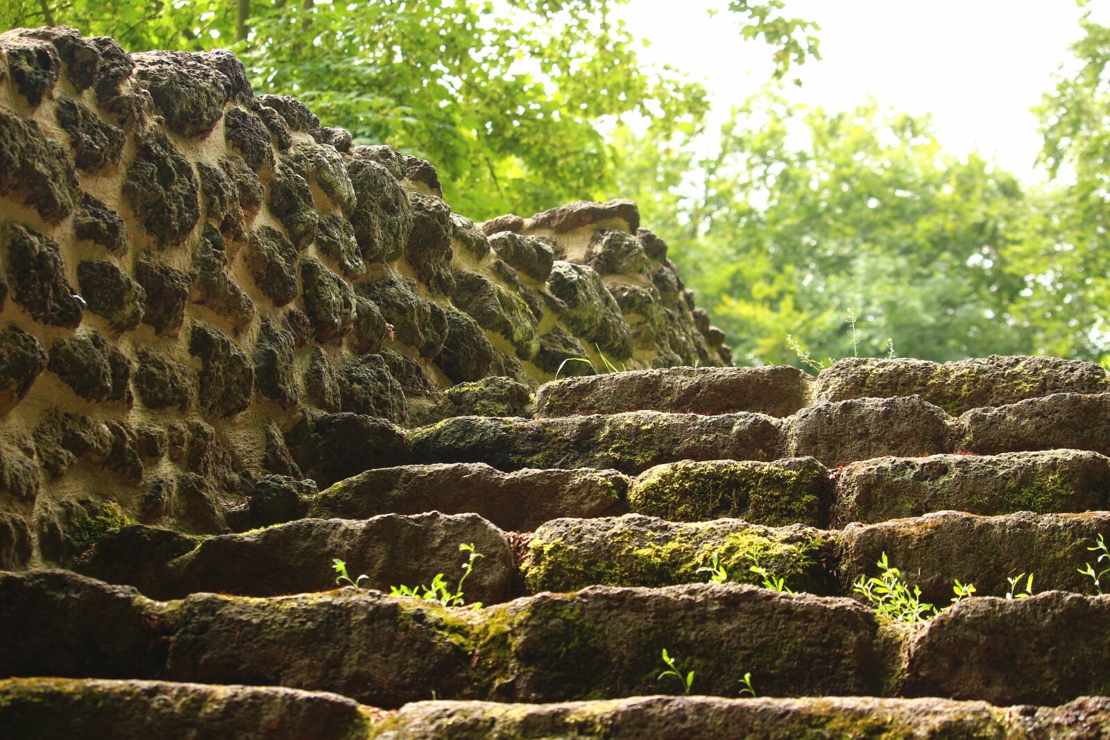 Canon EOS 100D (EOS Rebel SL1 / EOS Kiss X7) sample photo. Stairs, ruin, wall photography