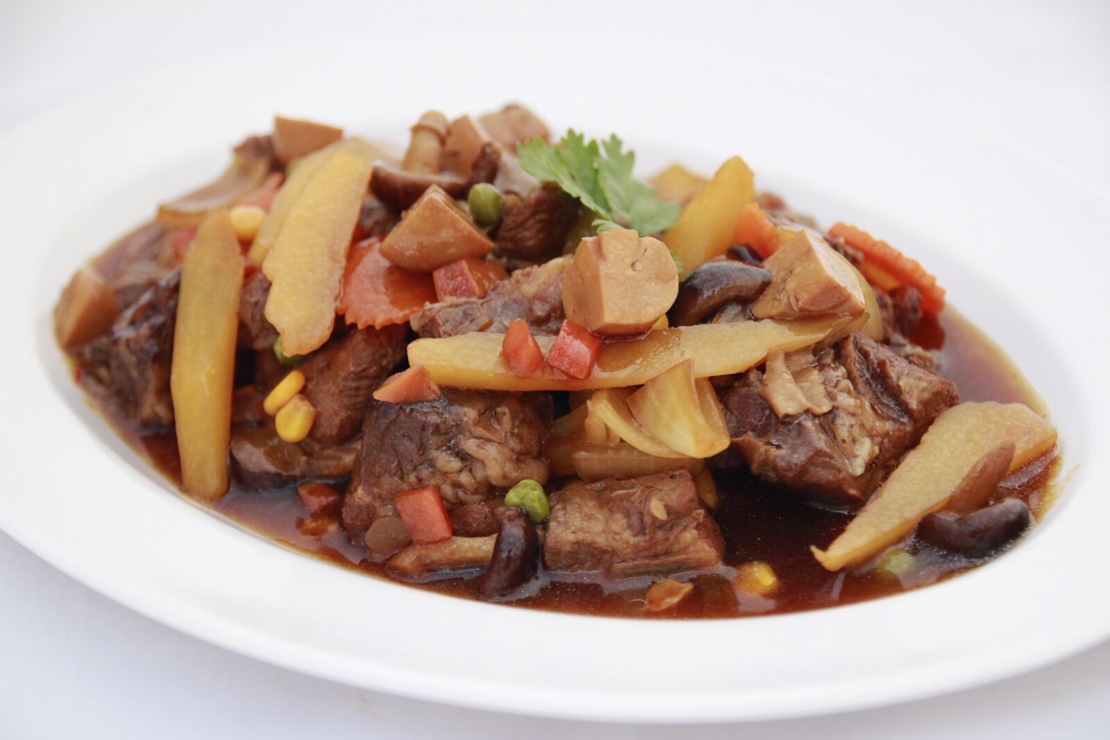 Canon EOS 600D (Rebel EOS T3i / EOS Kiss X5) sample photo. Food, eat, pork ribs photography