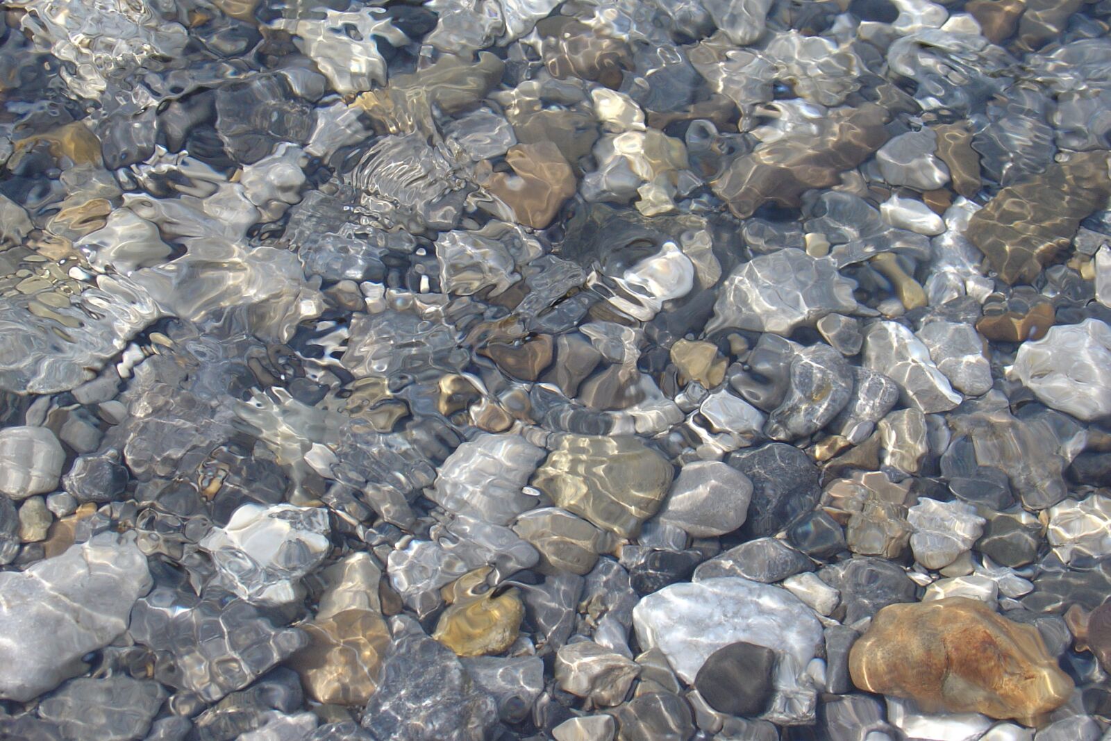 Sony DSC-V1 sample photo. Water, rocks, ripples photography