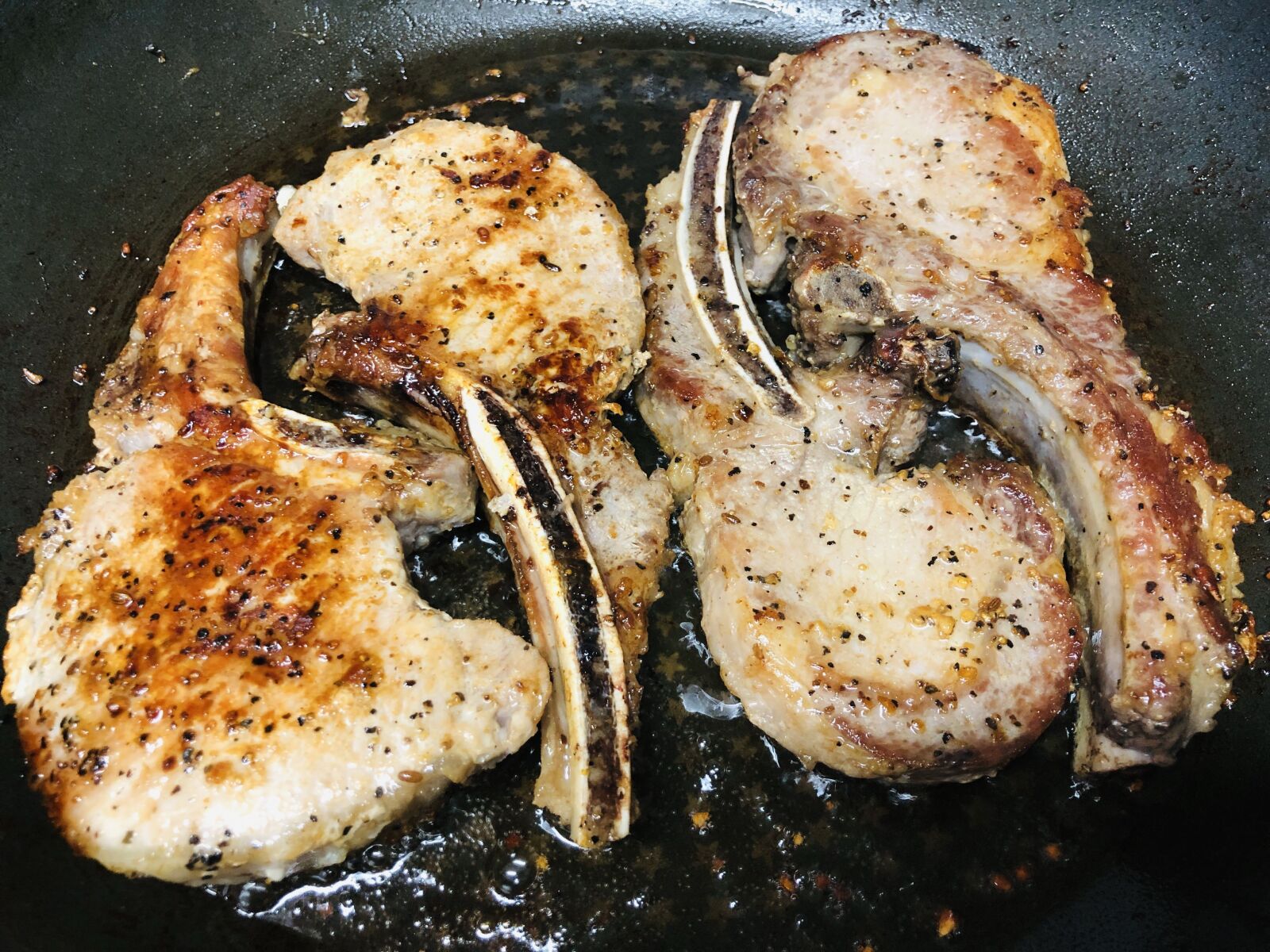 iPhone X back dual camera 4mm f/1.8 sample photo. Pork, steak, meat photography