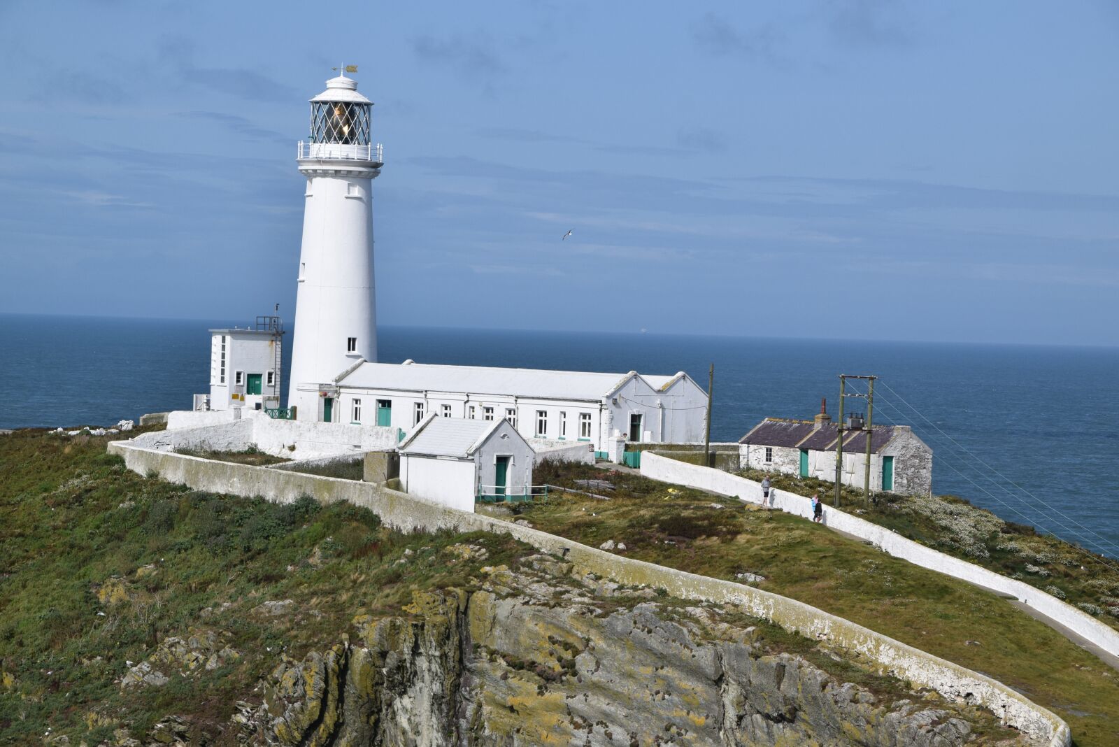 Nikon D3300 sample photo. South stack, lighthouse, anglesey photography